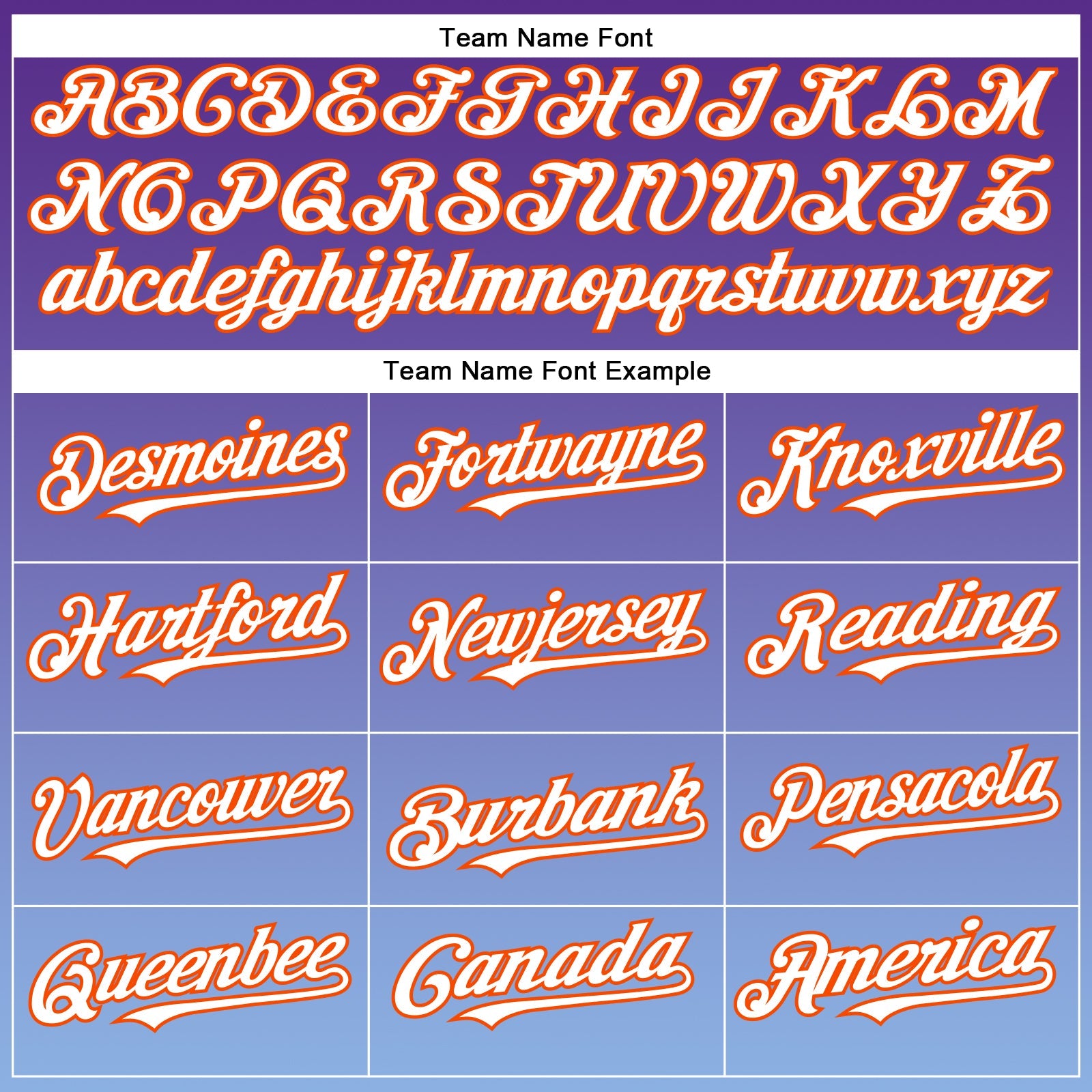 Custom Purple White Light Blue-Orange Authentic Fade Fashion Baseball Jersey view 4