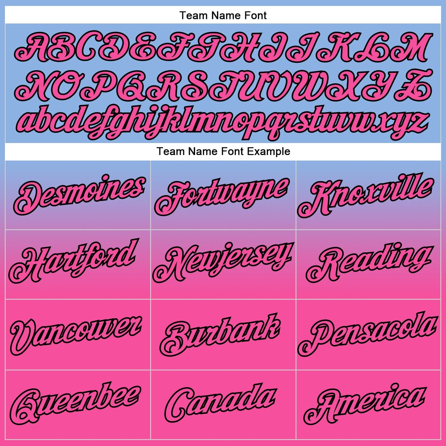 Custom Stitched Light Blue Pink-Black Fade Fashion Sports Pullover Sweatshirt Hoodie view 3