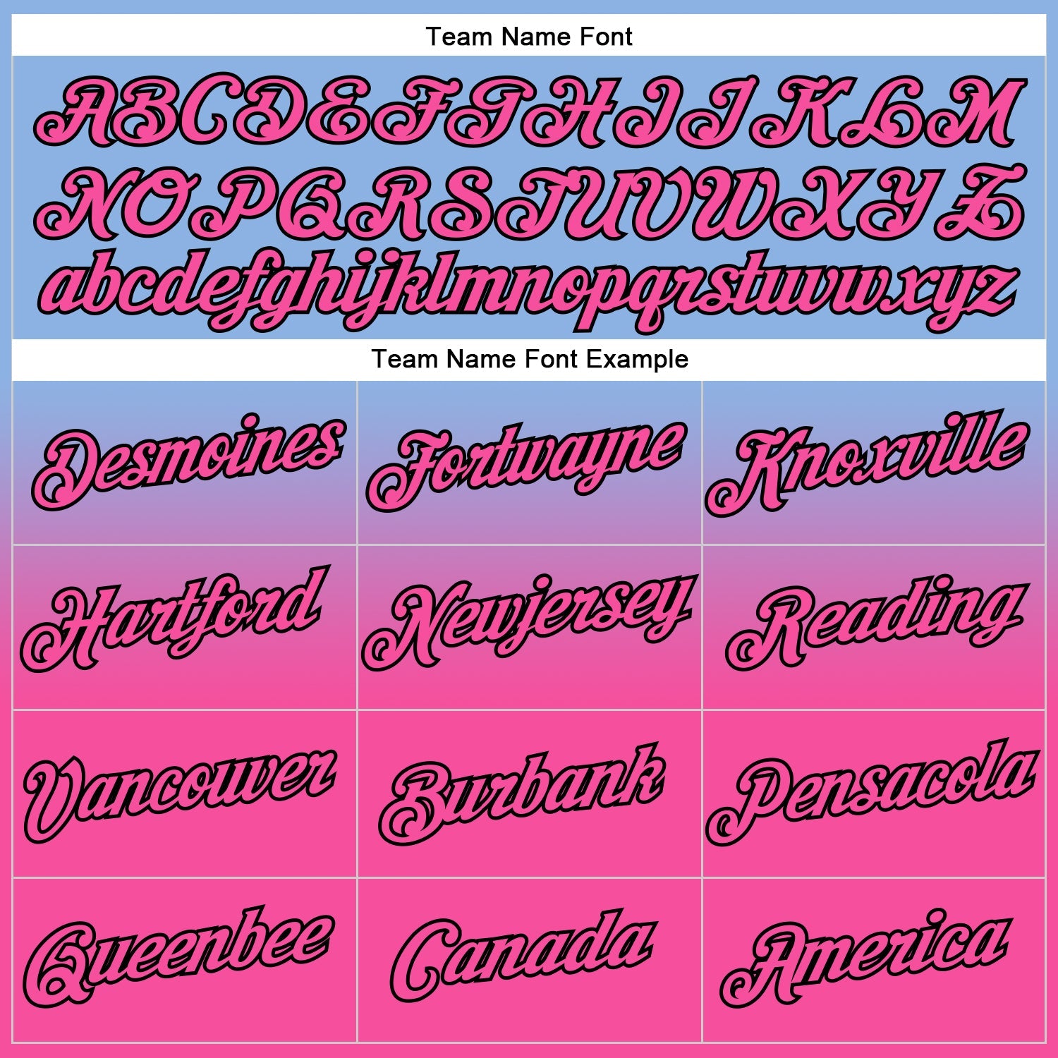 Custom Stitched Light Blue Pink-Black Fade Fashion Sports Pullover Sweatshirt Hoodie view 3