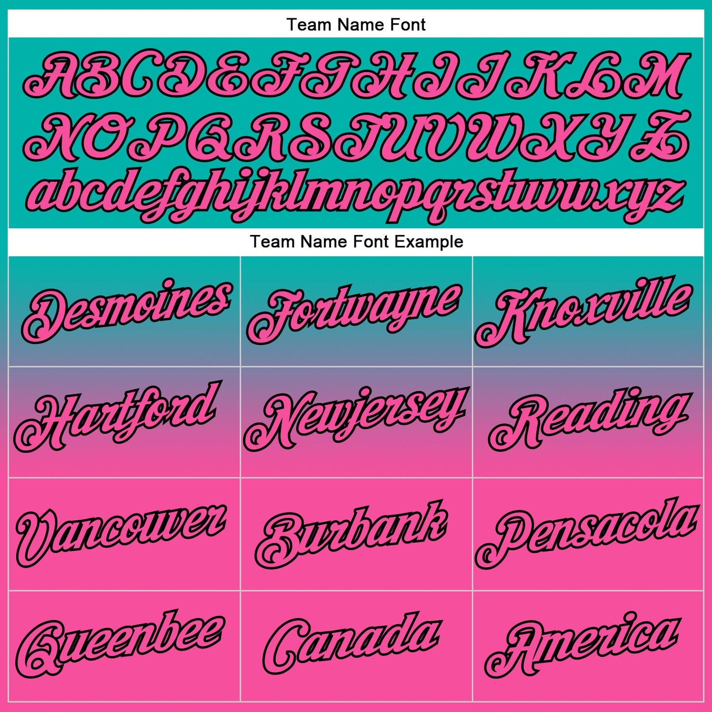 Custom Stitched Aqua Pink-Black Fade Fashion Sports Pullover Sweatshirt Hoodie view 3