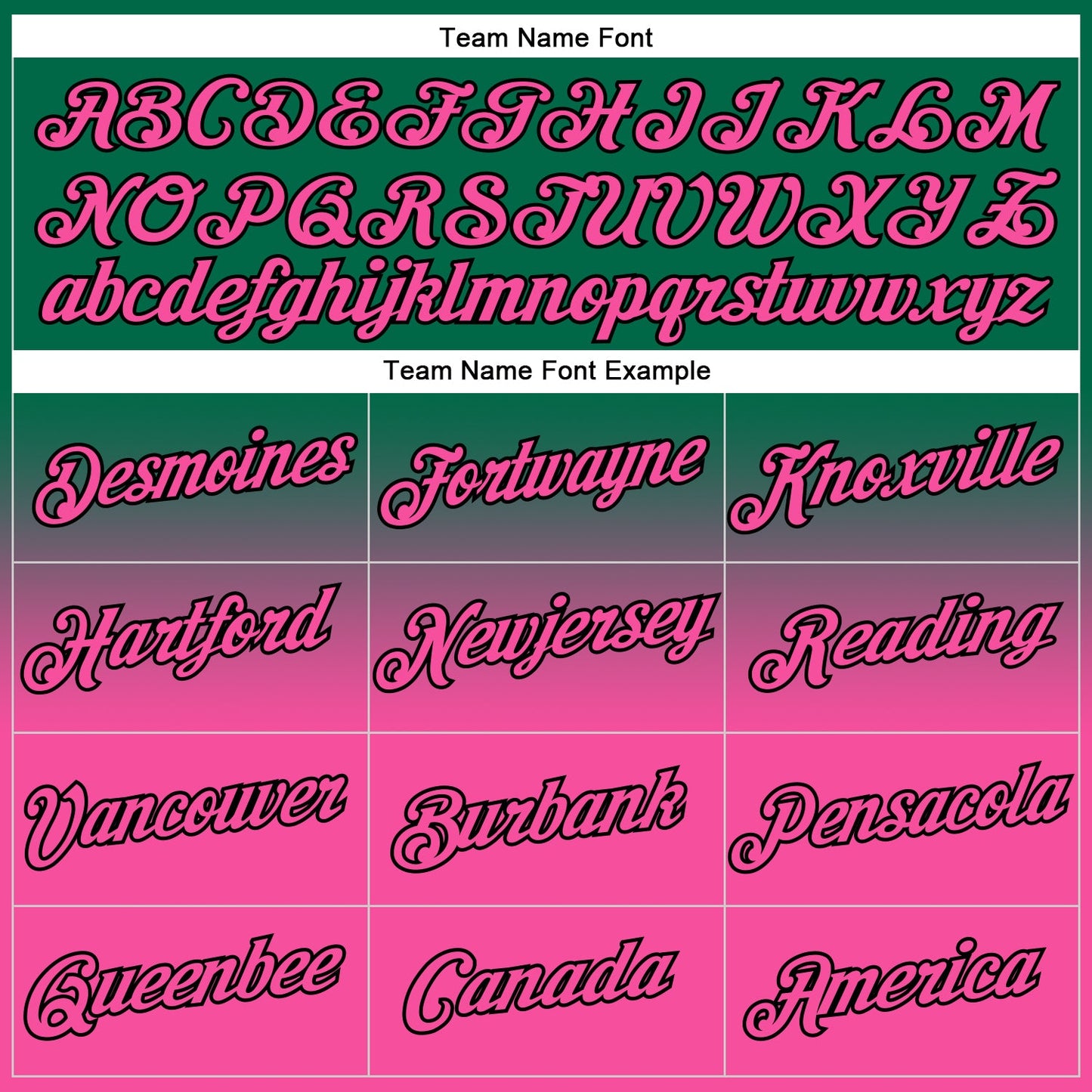 Custom Stitched Kelly Green Pink-Black Fade Fashion Sports Pullover Sweatshirt Hoodie view 3