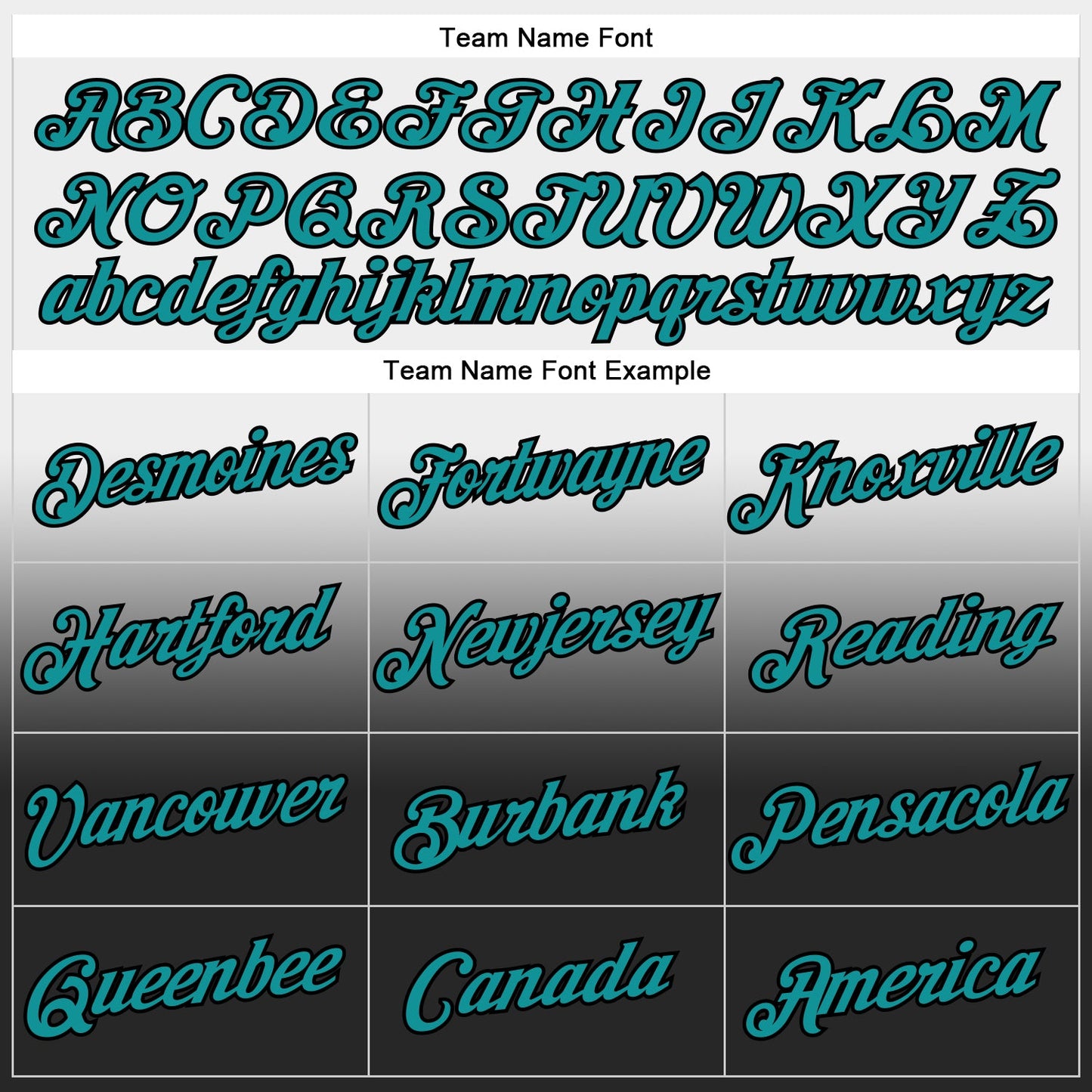 Custom Stitched White Teal-Black Fade Fashion Sports Pullover Sweatshirt Hoodie view 3