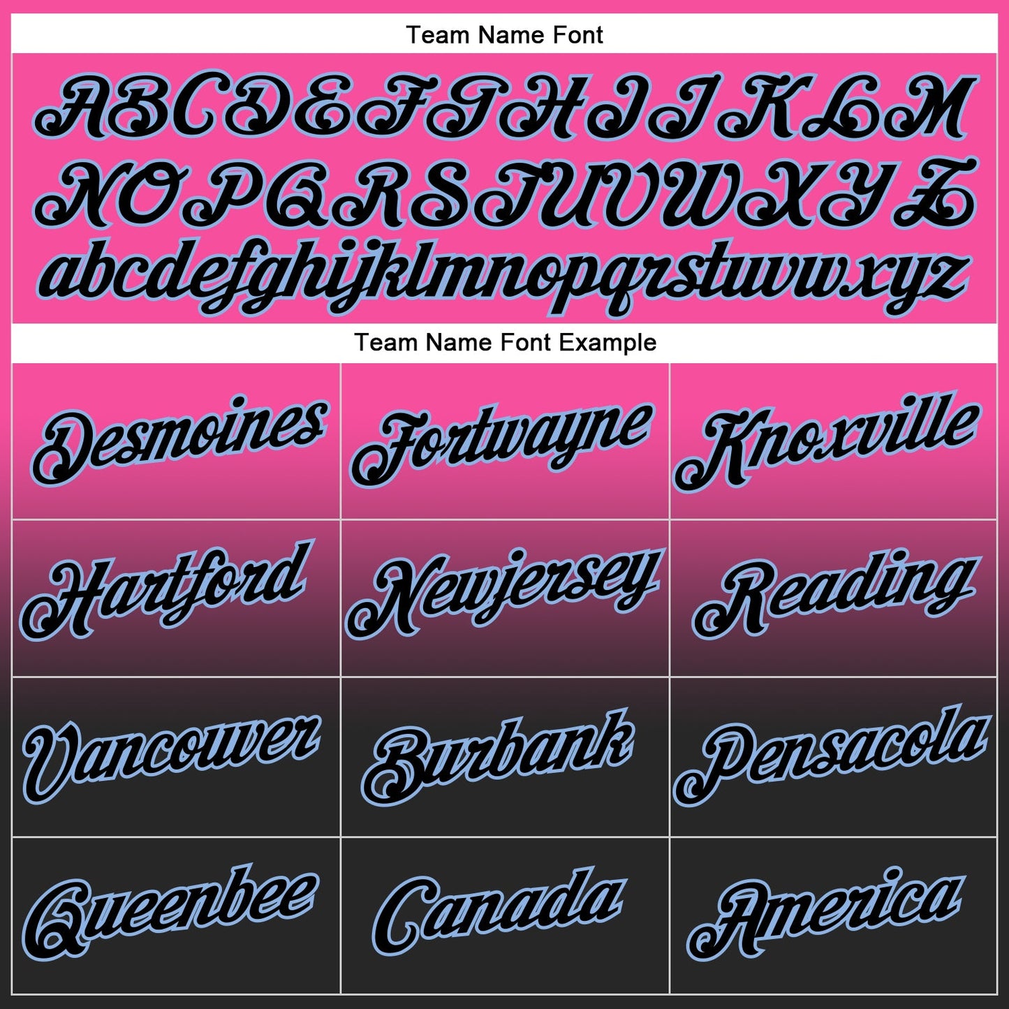 Custom Stitched Pink Black-Light Blue Fade Fashion Sports Pullover Sweatshirt Hoodie view 3
