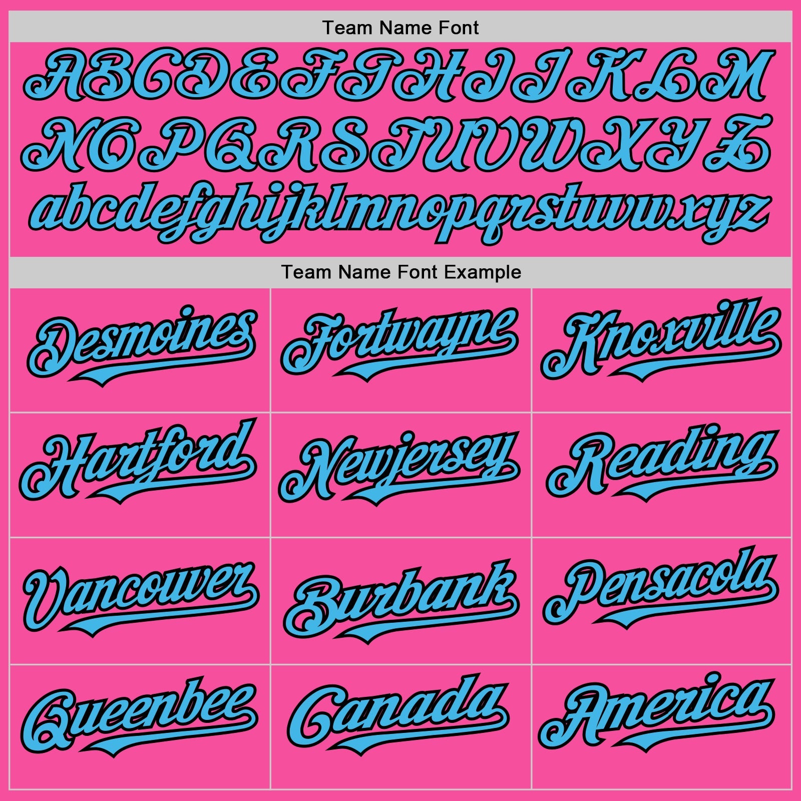 Custom Pink Pinstripe Sky Blue-Black Authentic Fade Fashion Baseball Jersey view 5
