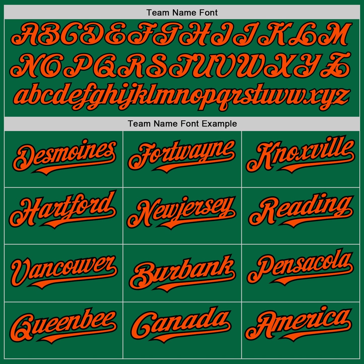 Custom Kelly Green Pinstripe Orange-Black Authentic Fade Fashion Baseball Jersey view 5