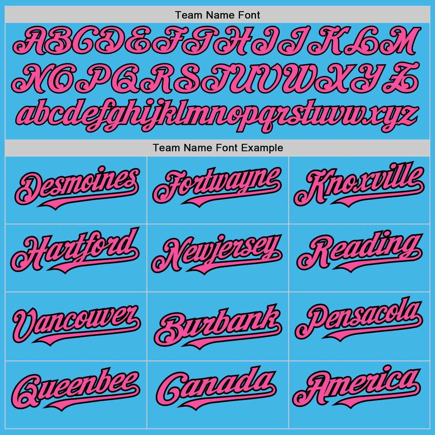 Custom Sky Blue Pinstripe Pink-Black Authentic Fade Fashion Baseball Jersey view 5