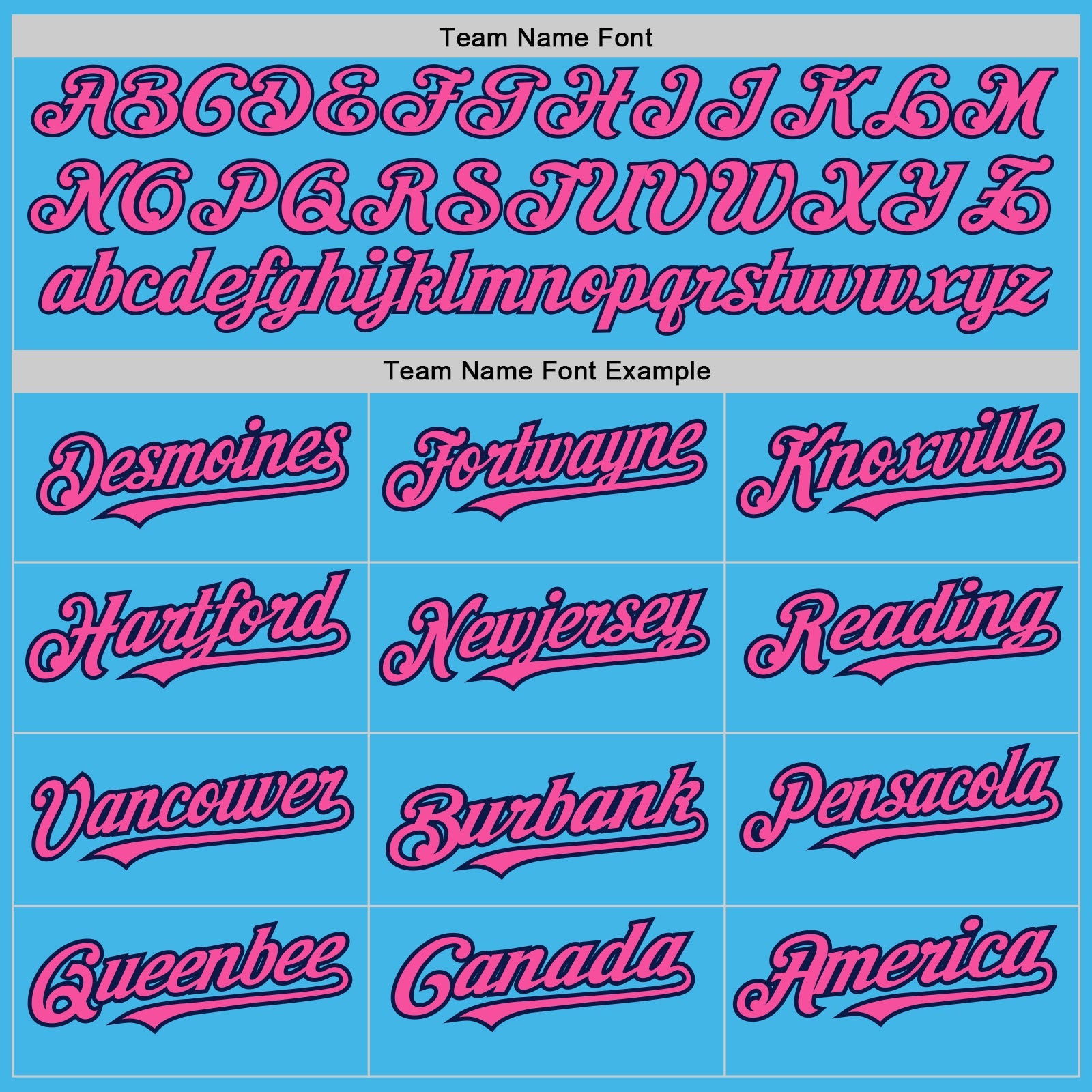 Custom Sky Blue Pinstripe Pink-Navy Authentic Fade Fashion Baseball Jersey view 5