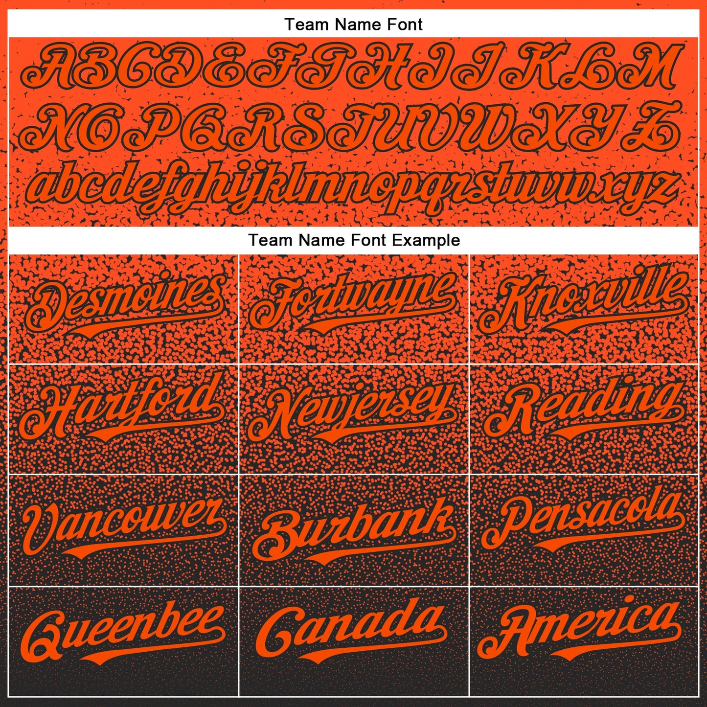 Custom Orange Black Authentic Fade Fashion Baseball Jersey view 4