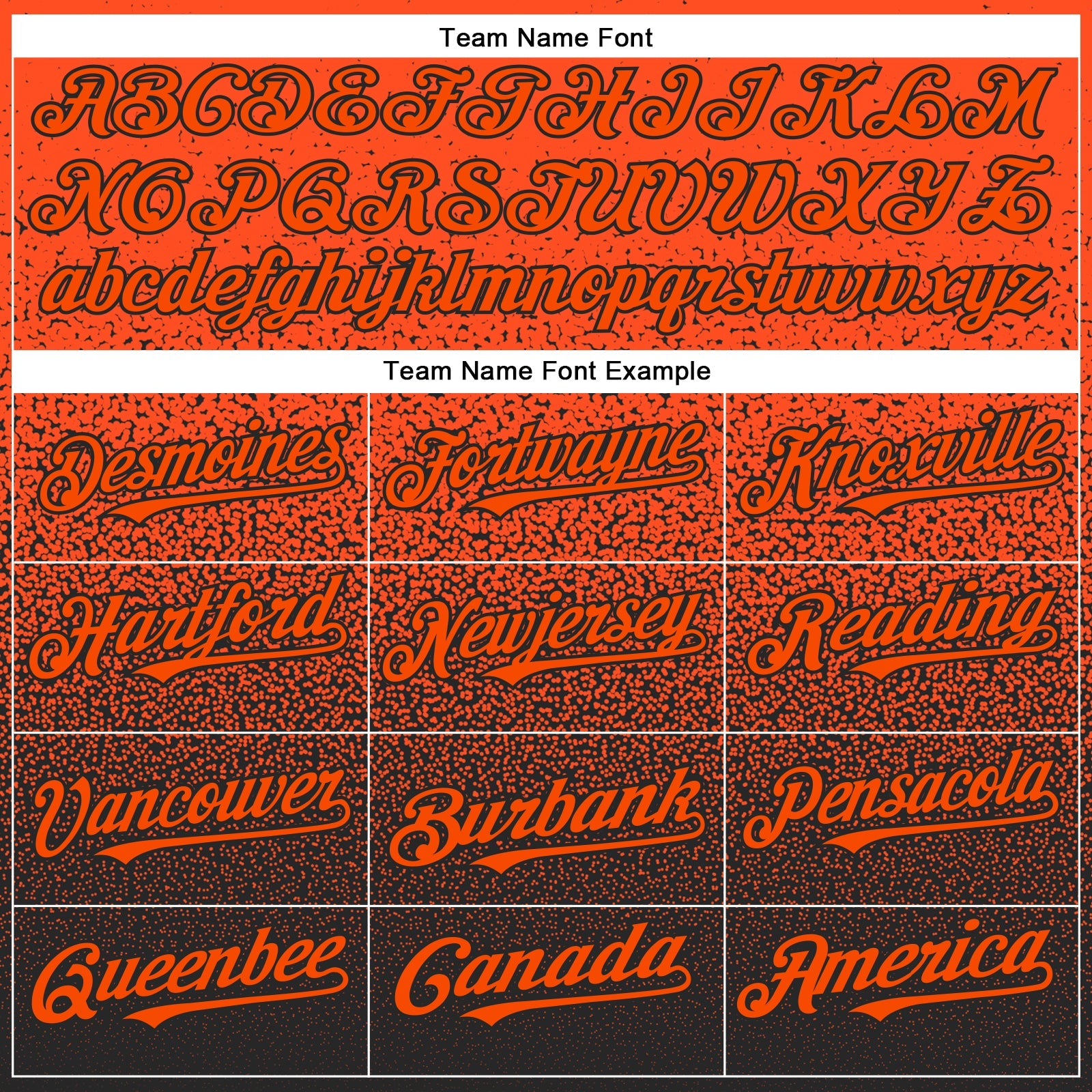 Custom Orange Black Authentic Fade Fashion Baseball Jersey view 4