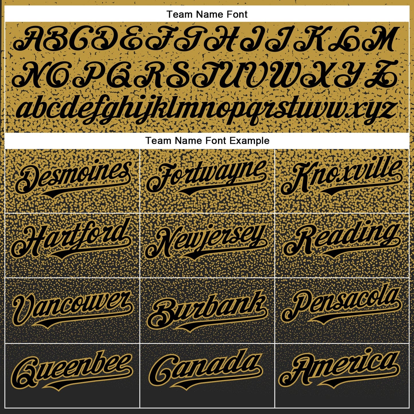 Custom Old Gold Black Authentic Fade Fashion Baseball Jersey view 4