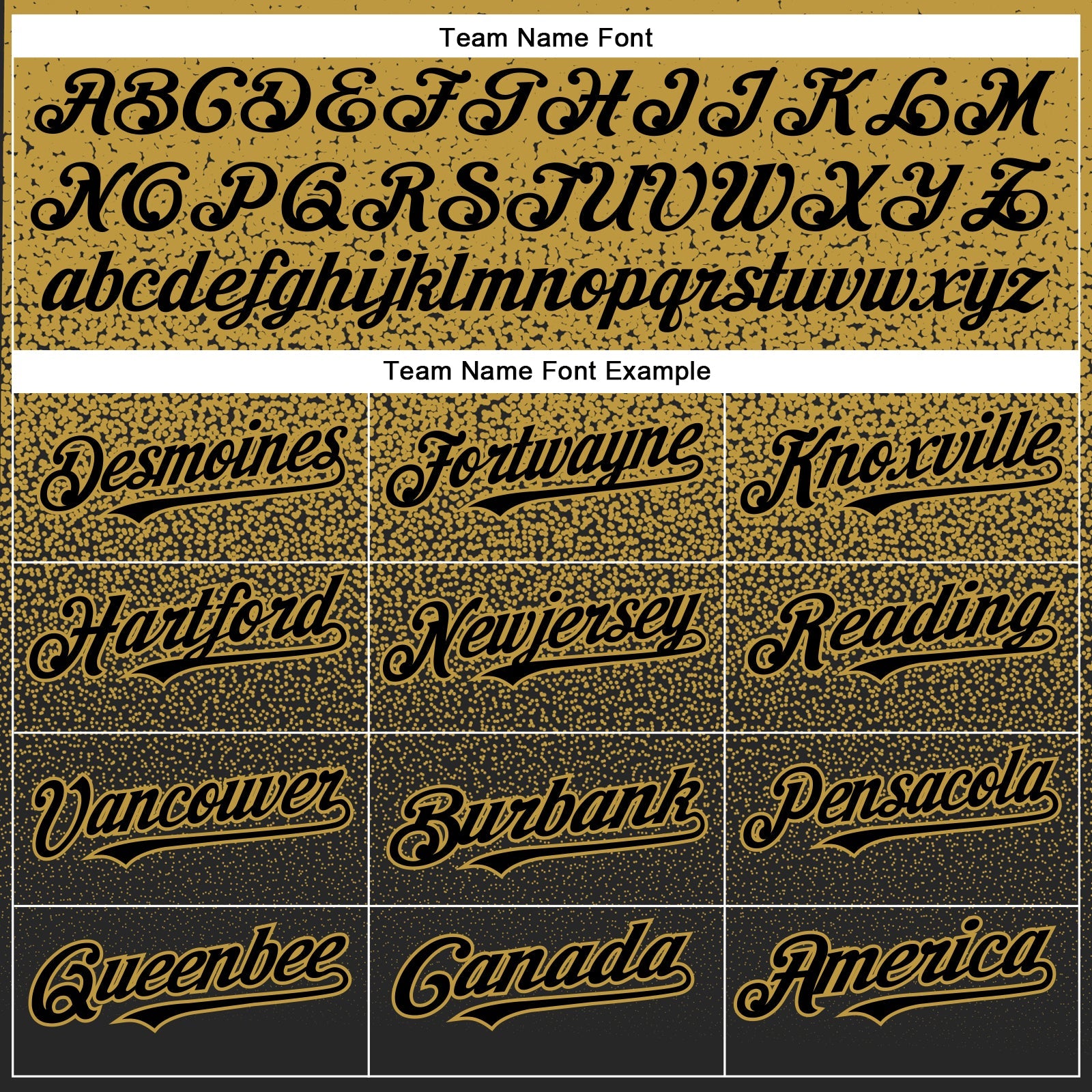 Custom Old Gold Black Authentic Fade Fashion Baseball Jersey view 4