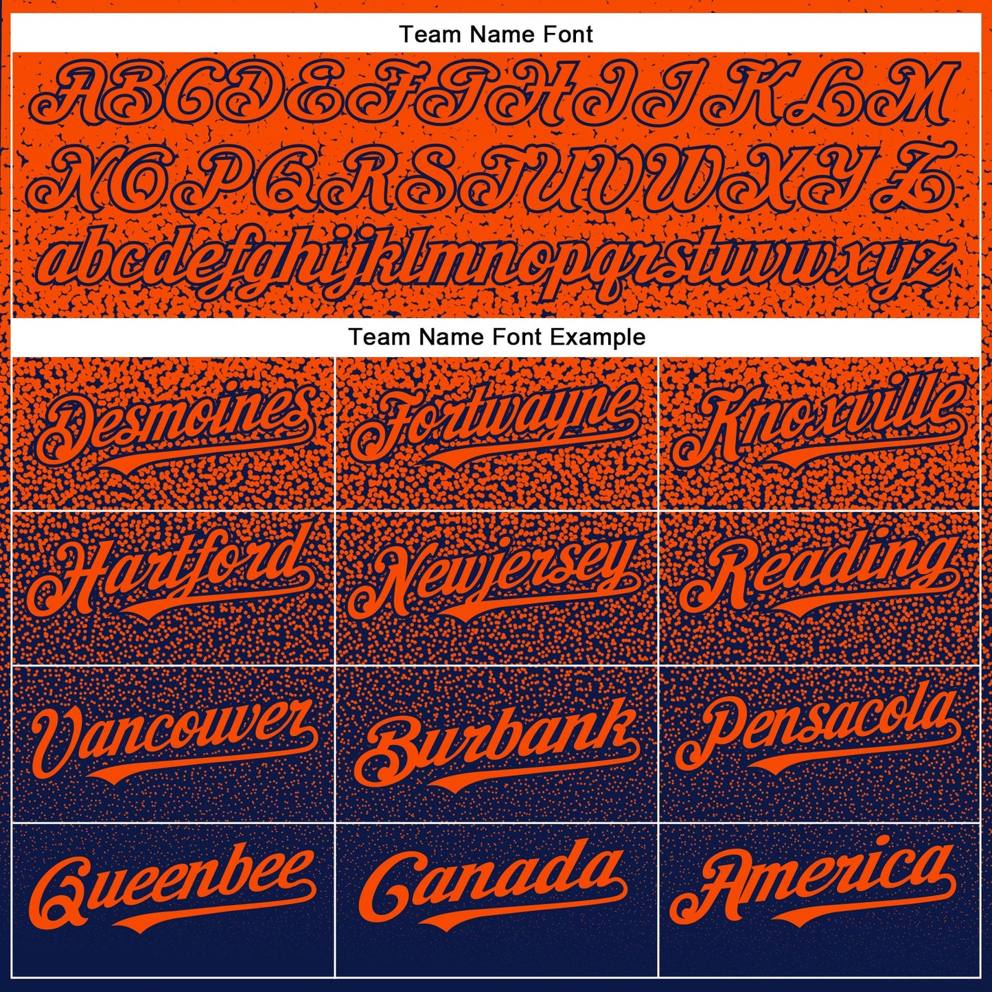 Custom Orange Navy Authentic Fade Fashion Baseball Jersey view 4