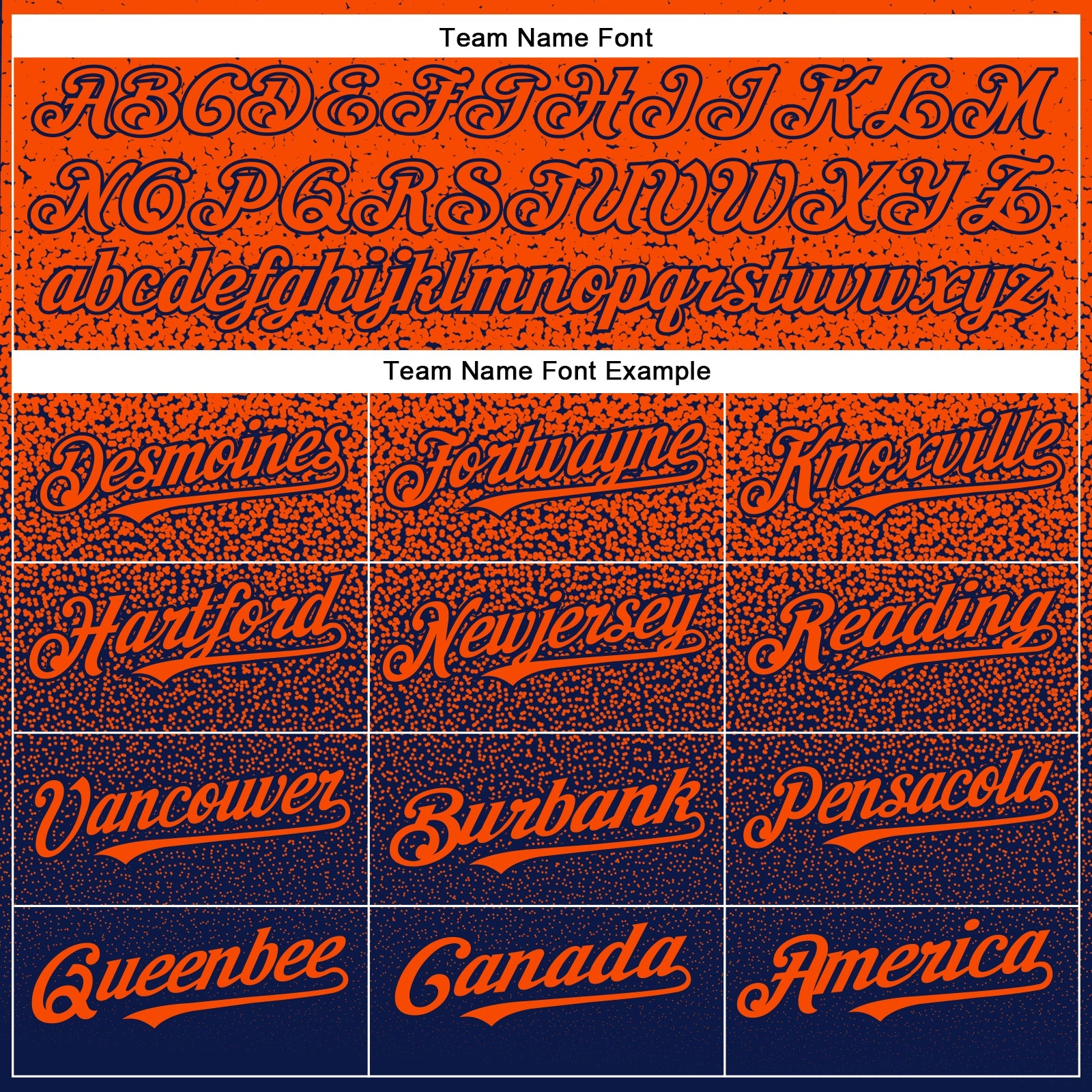 Custom Orange Navy Authentic Fade Fashion Baseball Jersey view 4