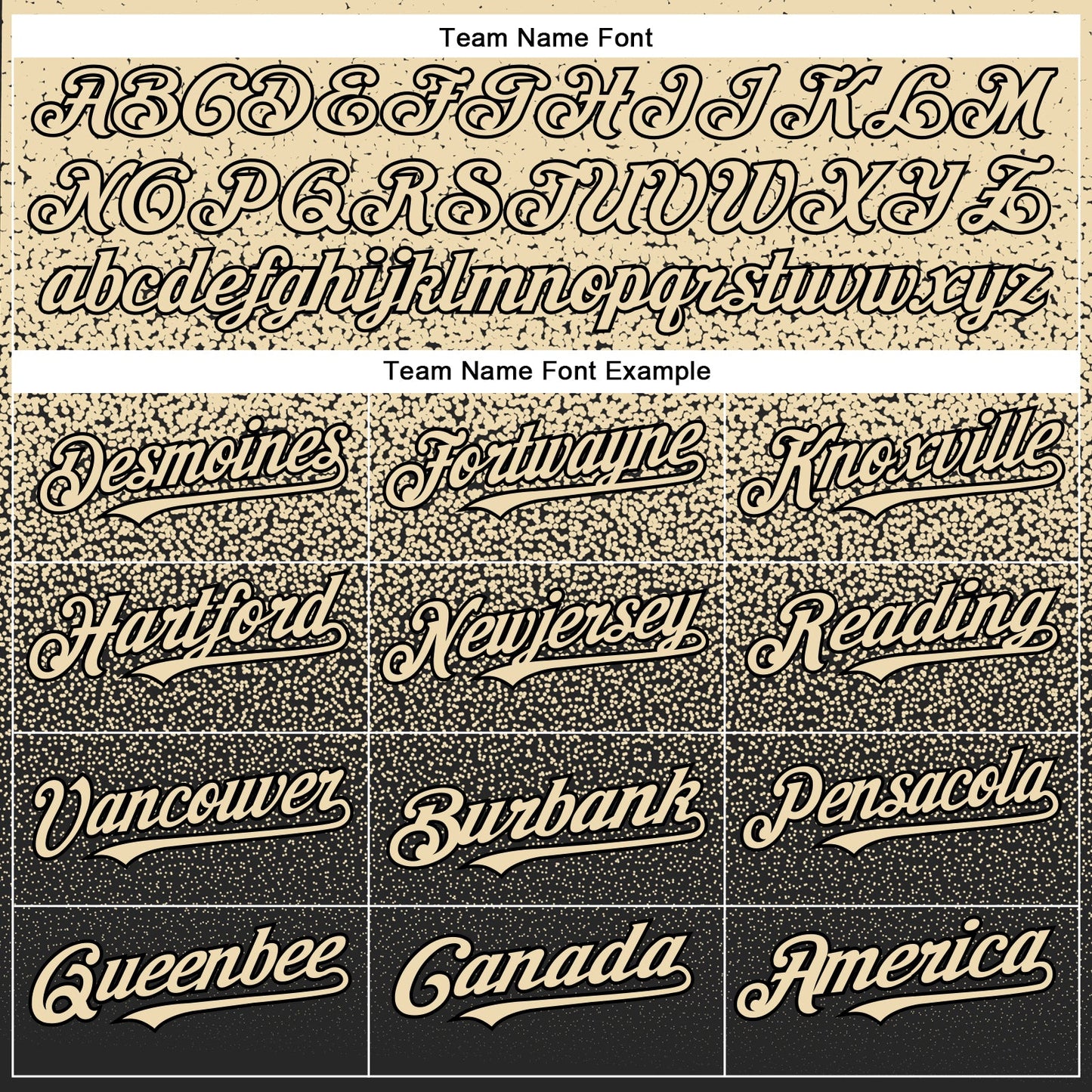 Custom Cream Black Authentic Fade Fashion Baseball Jersey view 4