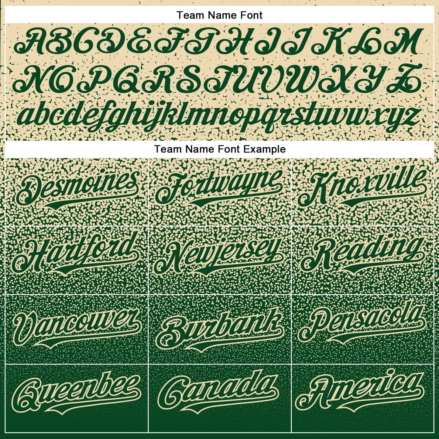 Custom Cream Green Authentic Fade Fashion Baseball Jersey view 4
