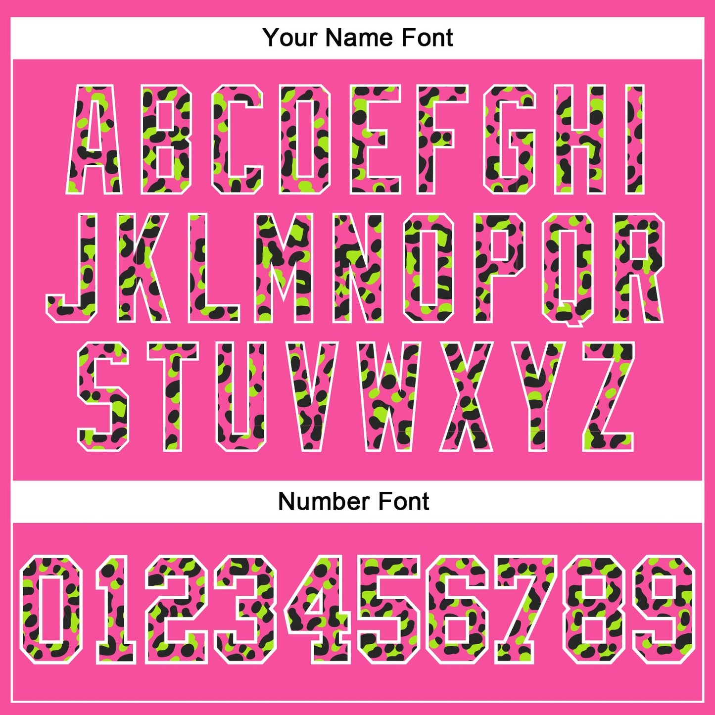 Custom Stitched Black Pink-Neon Green Fade Fashion Leopard Print Sports Pullover Sweatshirt Hoodie view 4