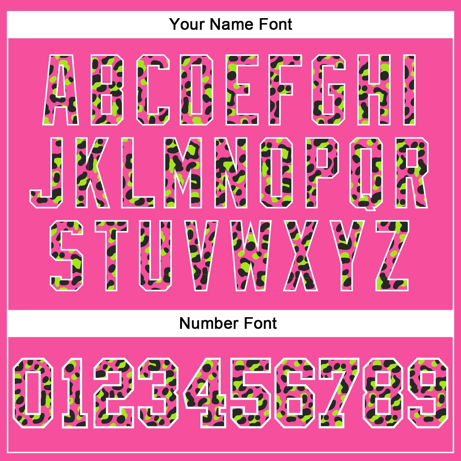 Custom Stitched Black Pink-Neon Green Fade Fashion Leopard Print Sports Pullover Sweatshirt Hoodie view 4