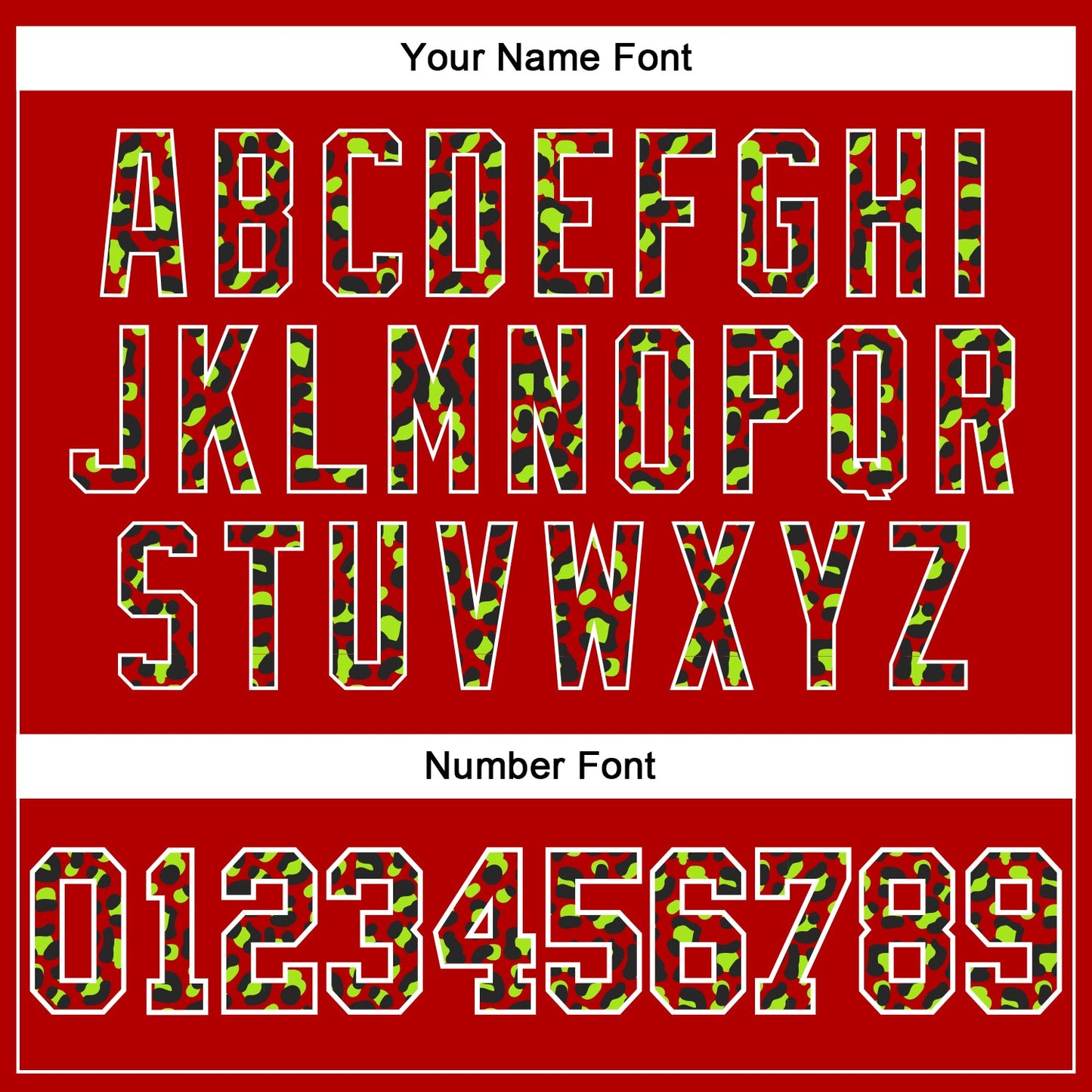Custom Stitched Black Red-Neon Green Fade Fashion Leopard Print Sports Pullover Sweatshirt Hoodie view 4