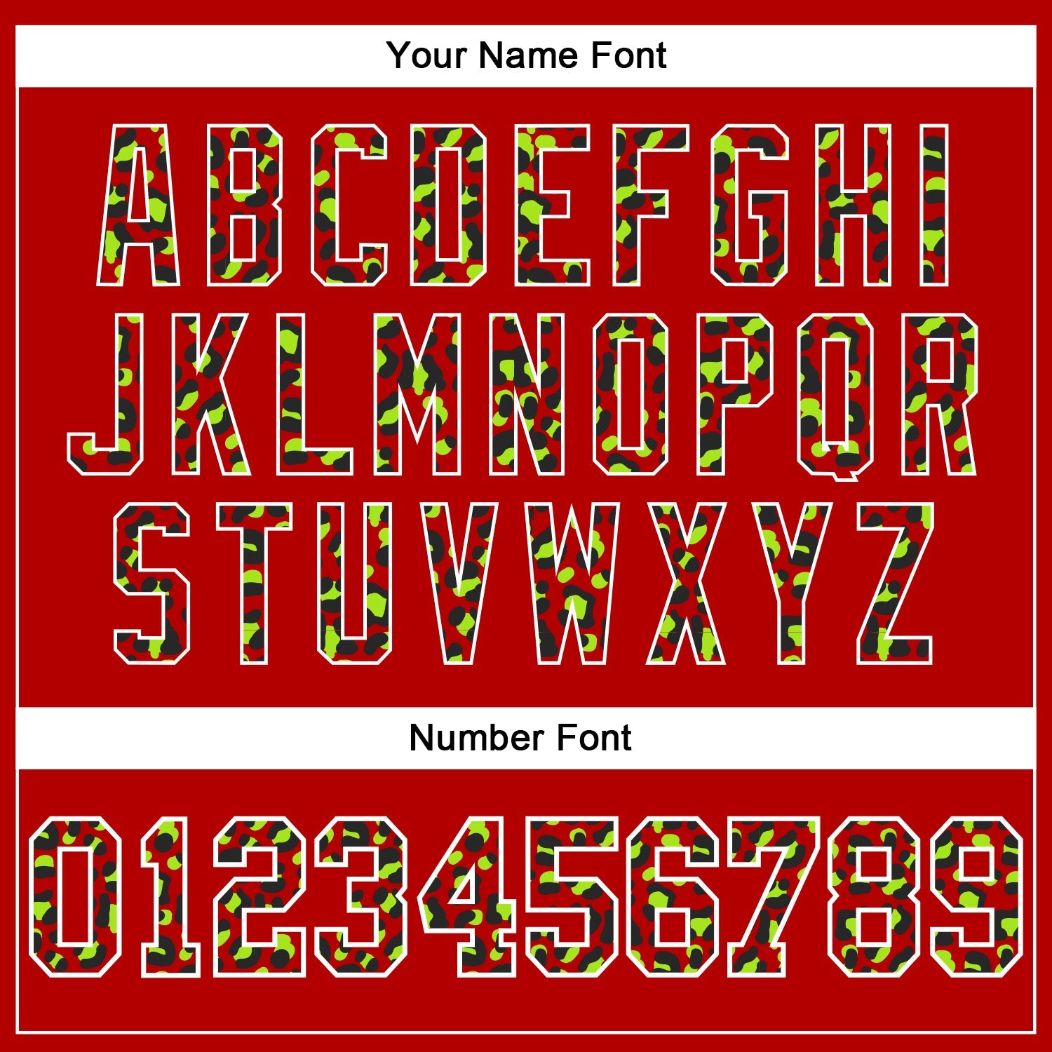Custom Stitched Black Red-Neon Green Fade Fashion Leopard Print Sports Pullover Sweatshirt Hoodie view 4