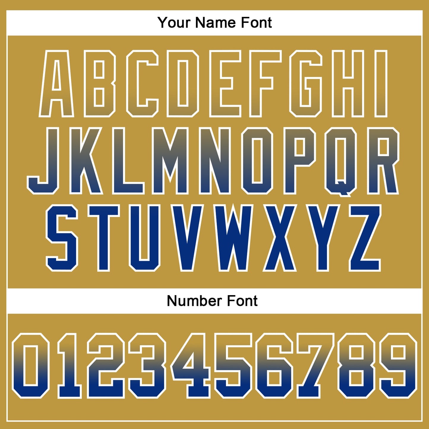 Custom Stitched Old Gold Royal-White Fade Fashion Arrow Sports Pullover Sweatshirt Hoodie view 4