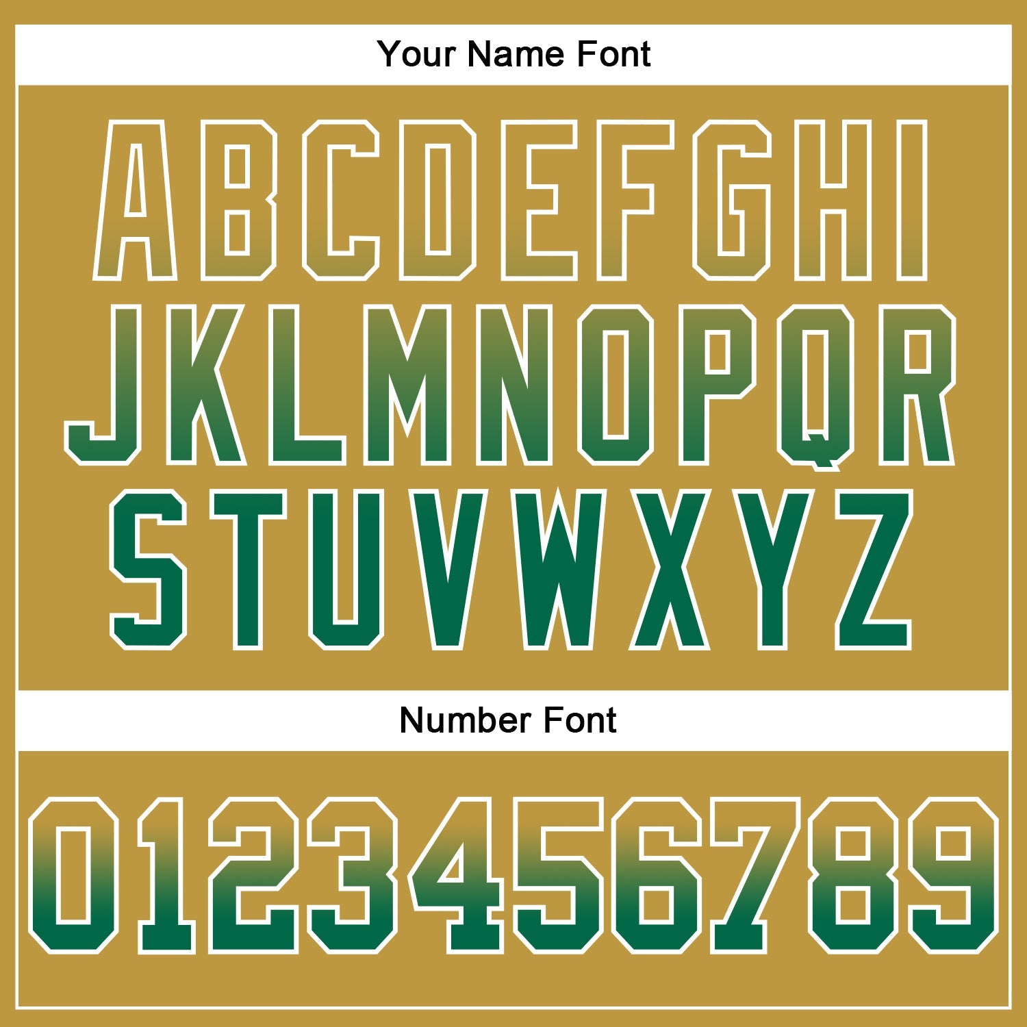 Custom Stitched Old Gold Kelly Green-White Fade Fashion Arrow Sports Pullover Sweatshirt Hoodie view 4