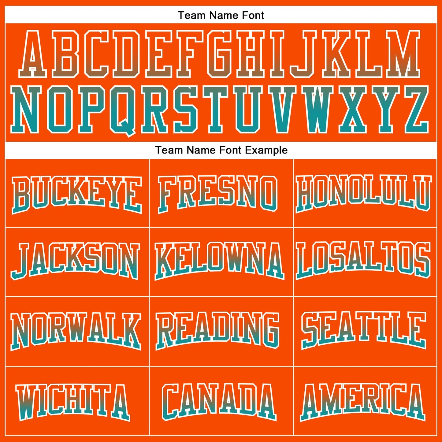 Custom Stitched Orange Teal-White Fade Fashion Arrow Sports Pullover Sweatshirt Hoodie view 3