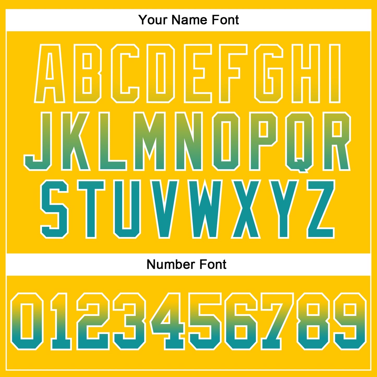 Custom Stitched Yellow Teal-White Fade Fashion Arrow Sports Pullover Sweatshirt Hoodie view 4