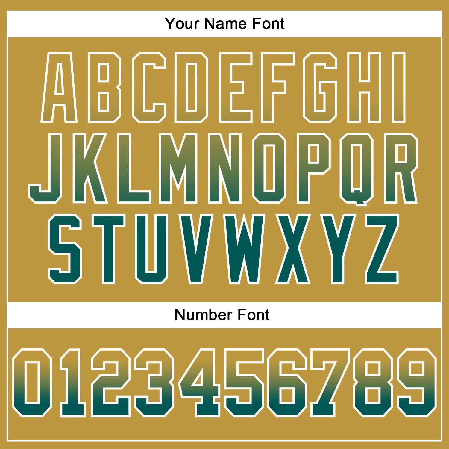 Custom Stitched Old Gold Midnight Green-White Fade Fashion Arrow Sports Pullover Sweatshirt Hoodie view 4