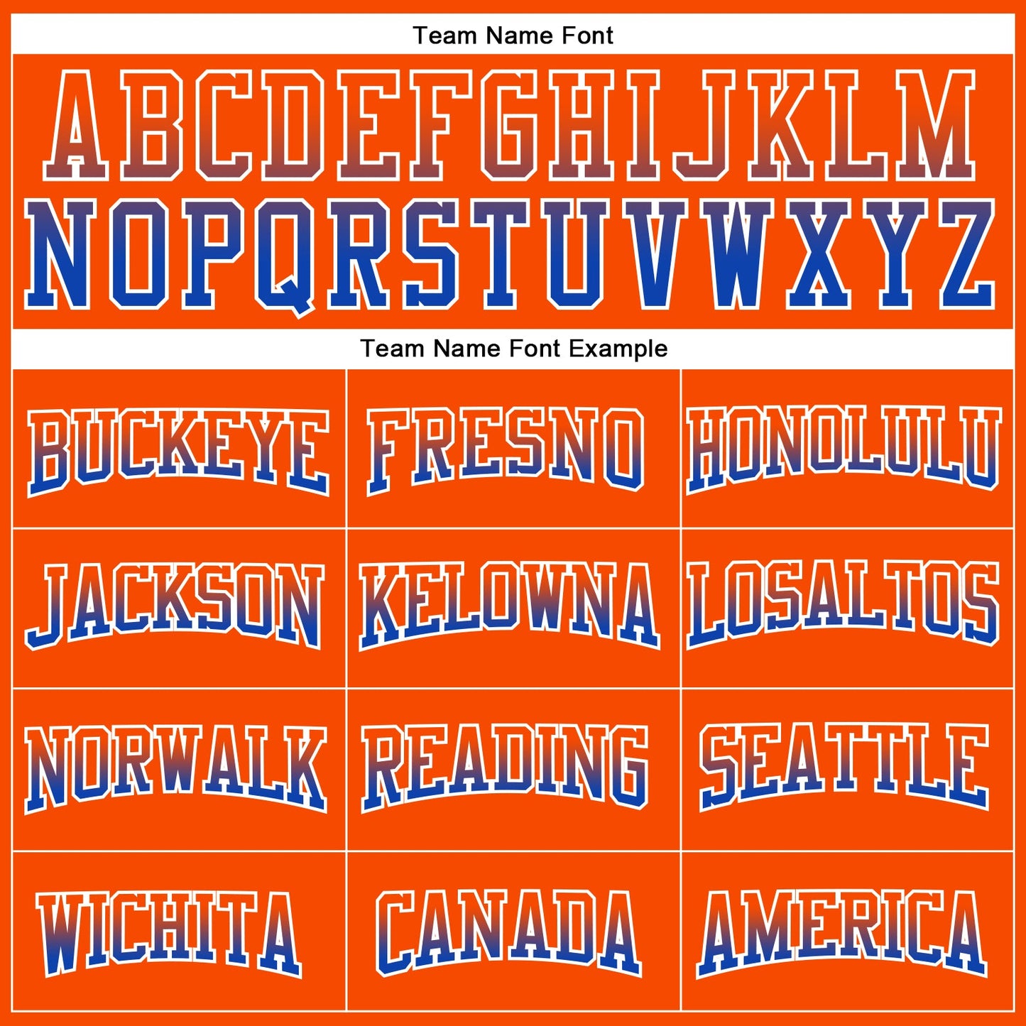 Custom Stitched Orange Thunder Blue-White Fade Fashion Arrow Sports Pullover Sweatshirt Hoodie view 3