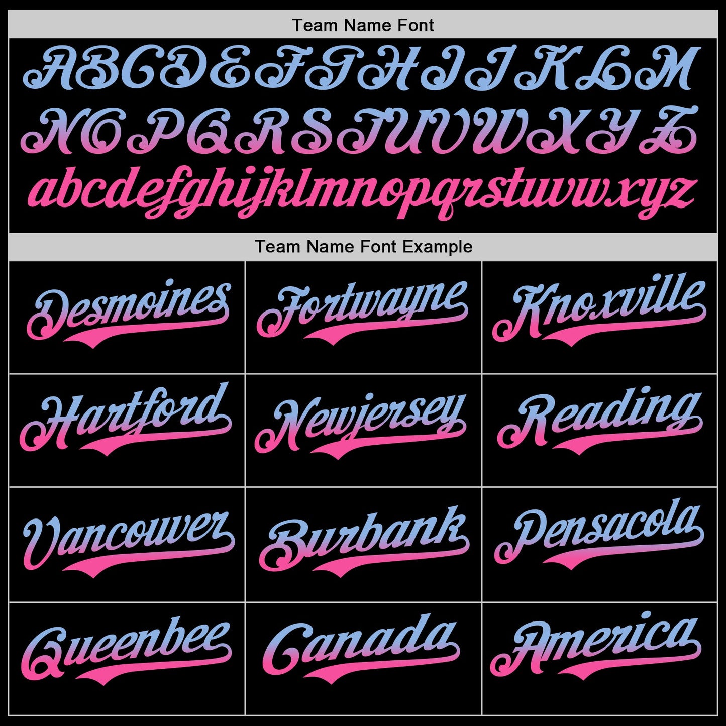 Custom Black Light Blue-Pink Authentic Fade Fashion Baseball Jersey view 4