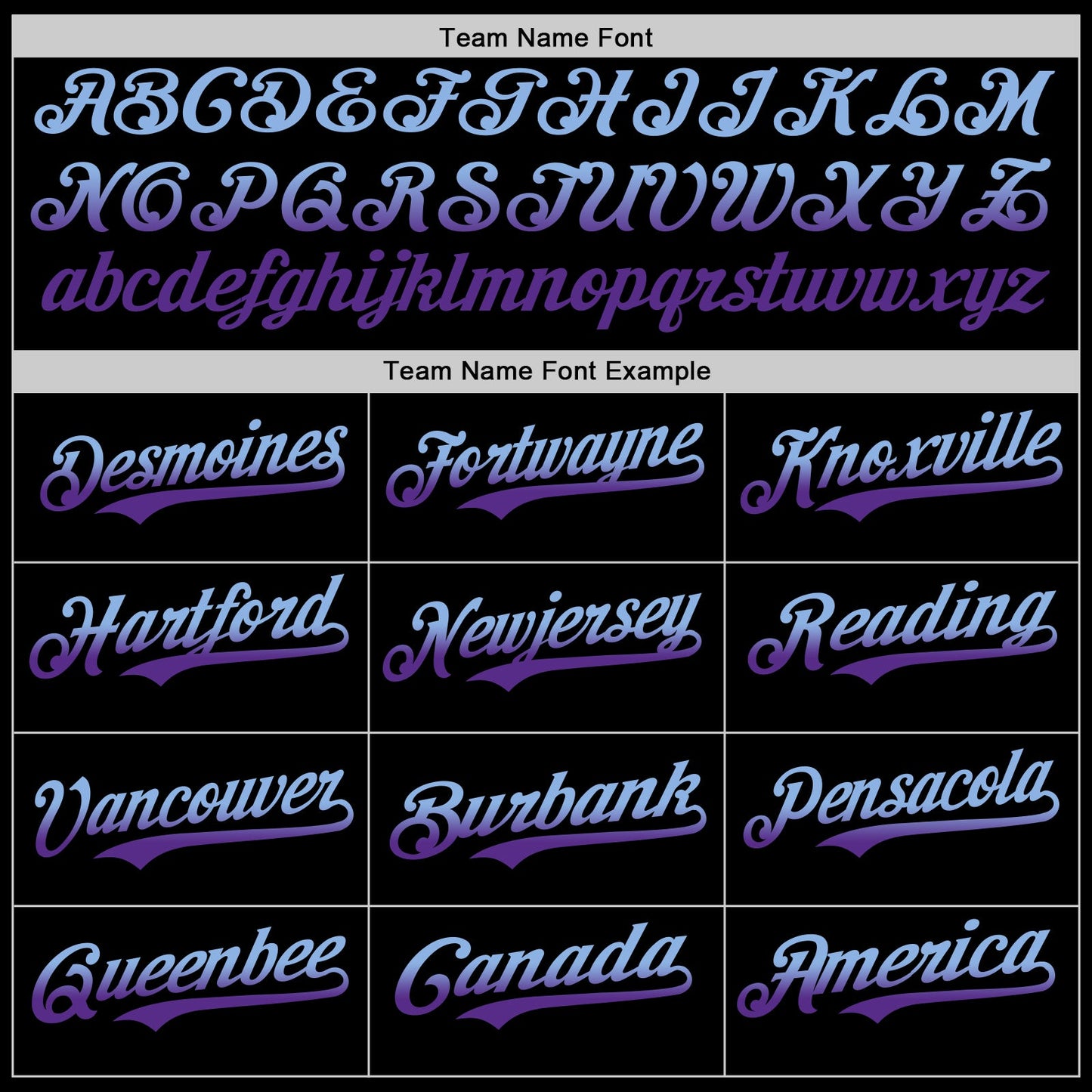Custom Black Light Blue-Purple Authentic Fade Fashion Baseball Jersey view 4