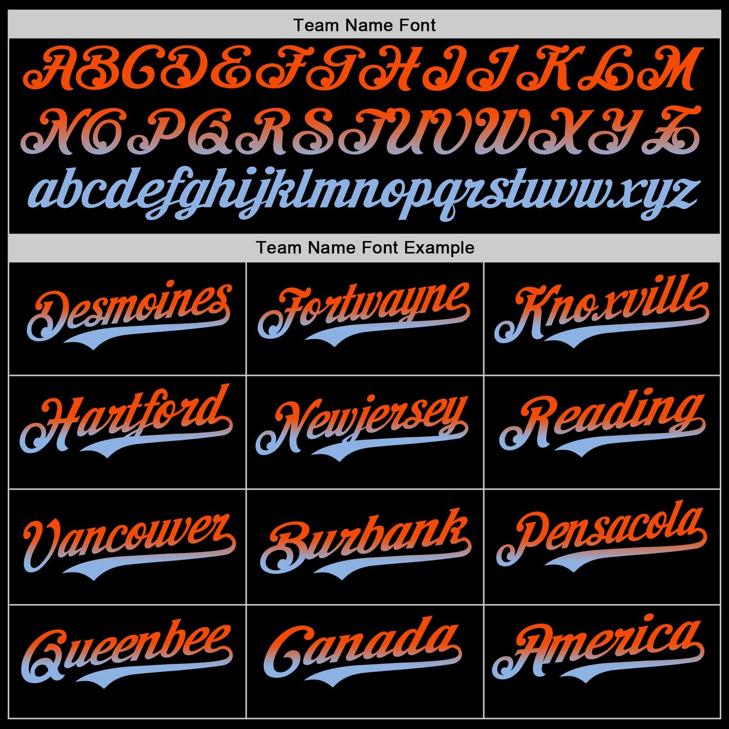 Custom Black Orange-Light Blue Authentic Fade Fashion Baseball Jersey view 4