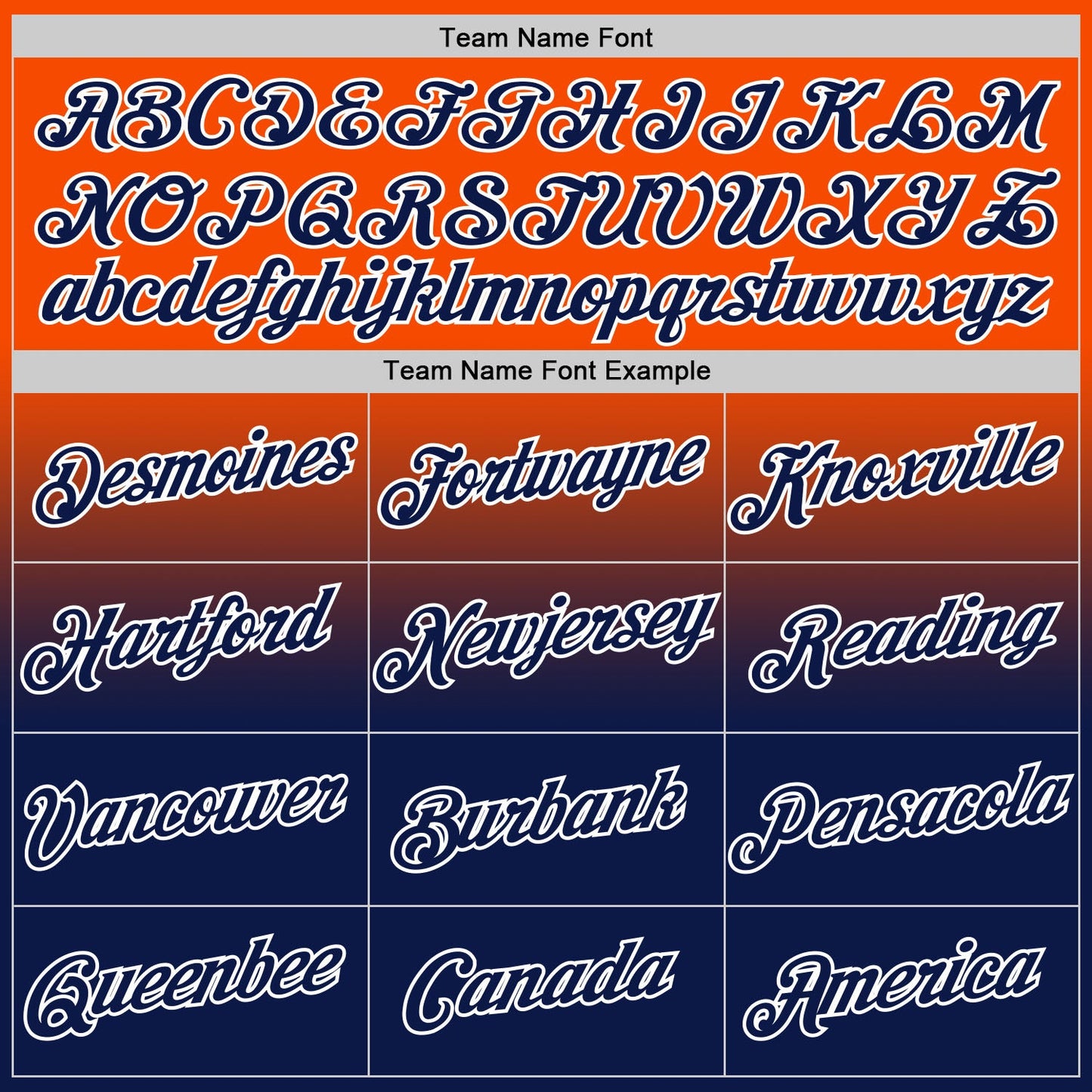 Custom Orange Navy-White Fade Fashion Performance T-Shirt view 4