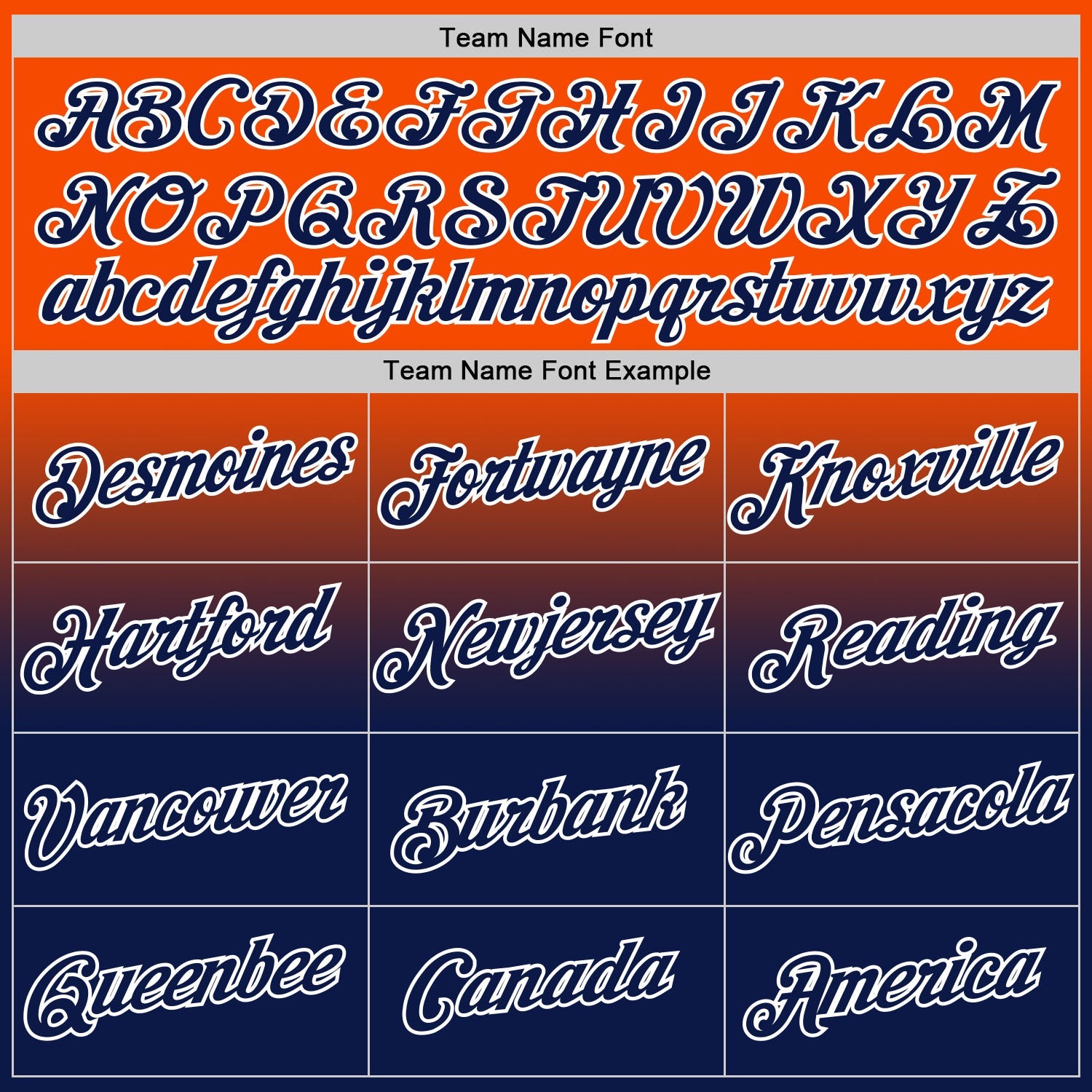 Custom Orange Navy-White Fade Fashion Performance T-Shirt view 4
