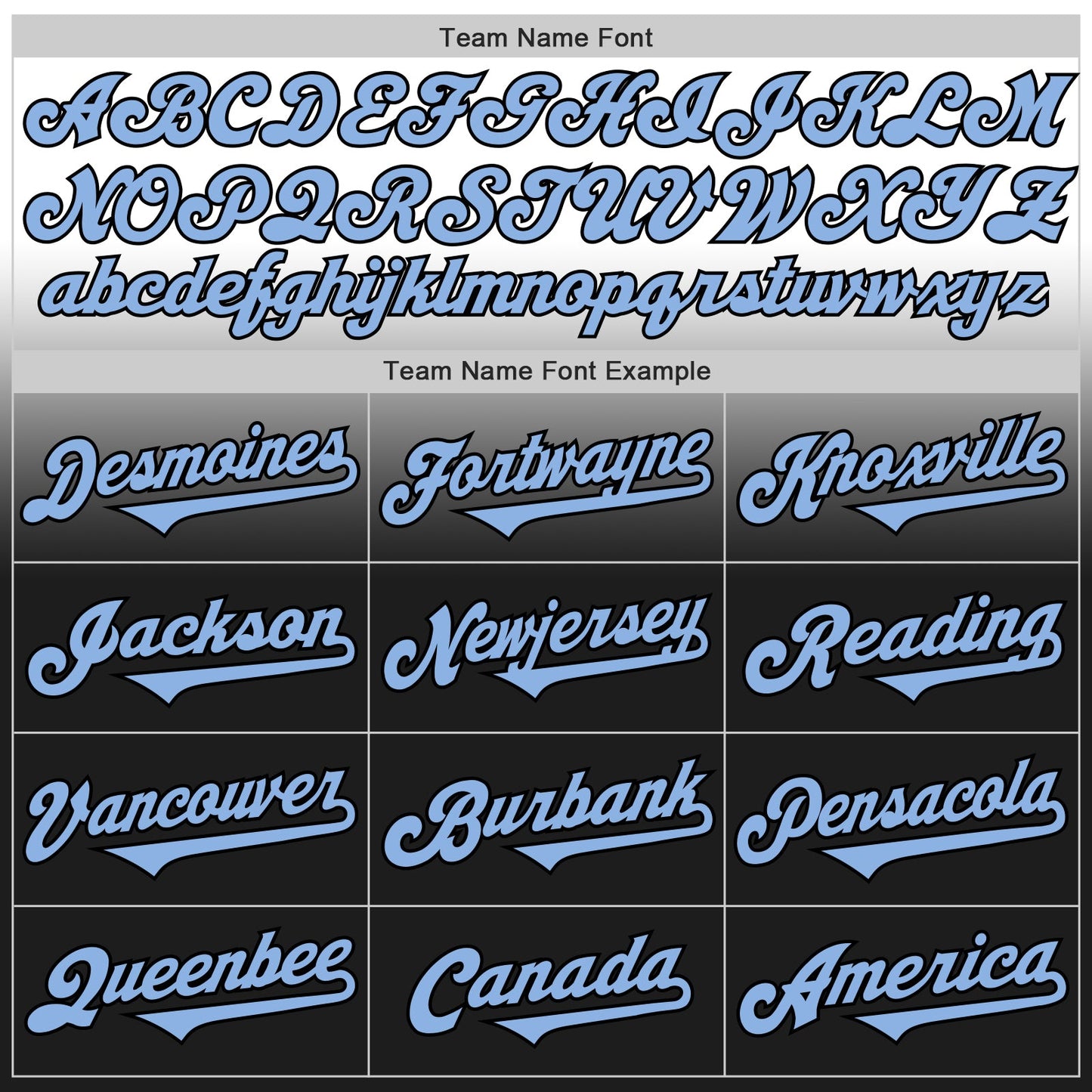 Custom White Light Blue-Black Authentic Fade Fashion Baseball Jersey view 4