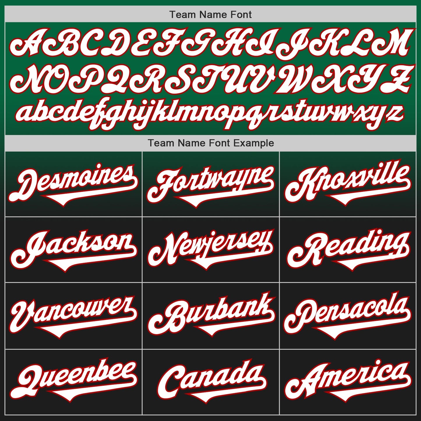 Custom Kelly Green Black-Red Authentic Fade Fashion Baseball Jersey view 4