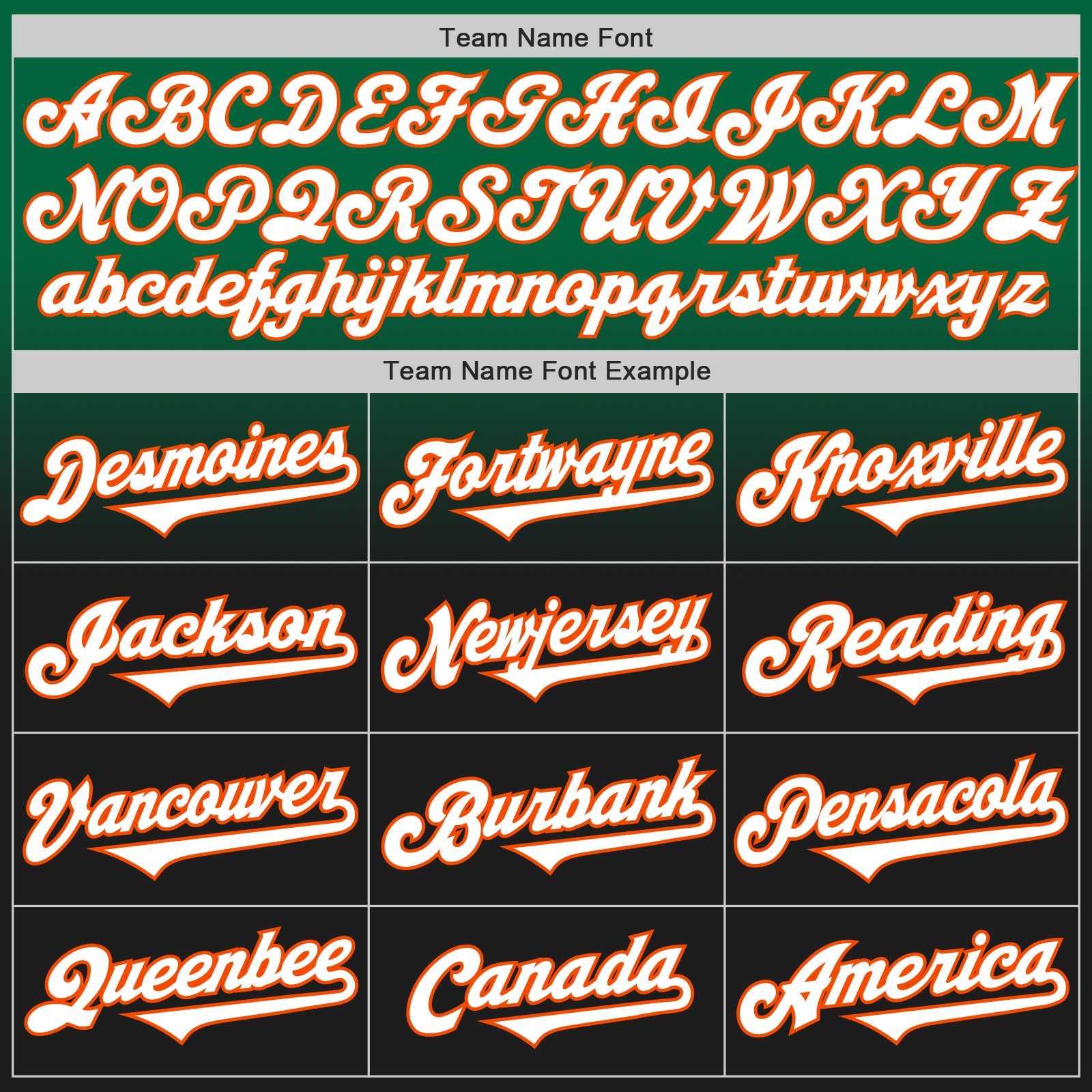 Custom Kelly Green Black-Orange Authentic Fade Fashion Baseball Jersey view 4