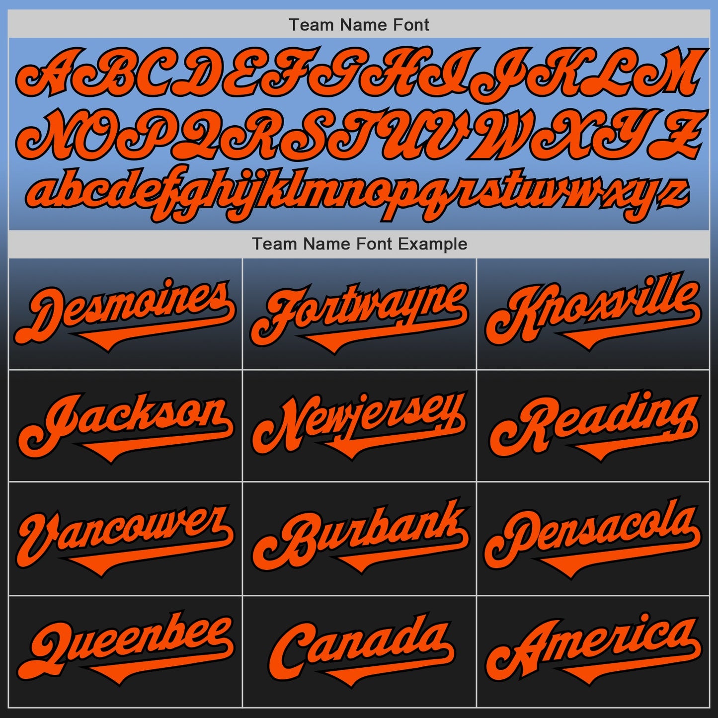 Custom Light Blue Orange-Black Authentic Fade Fashion Baseball Jersey view 4