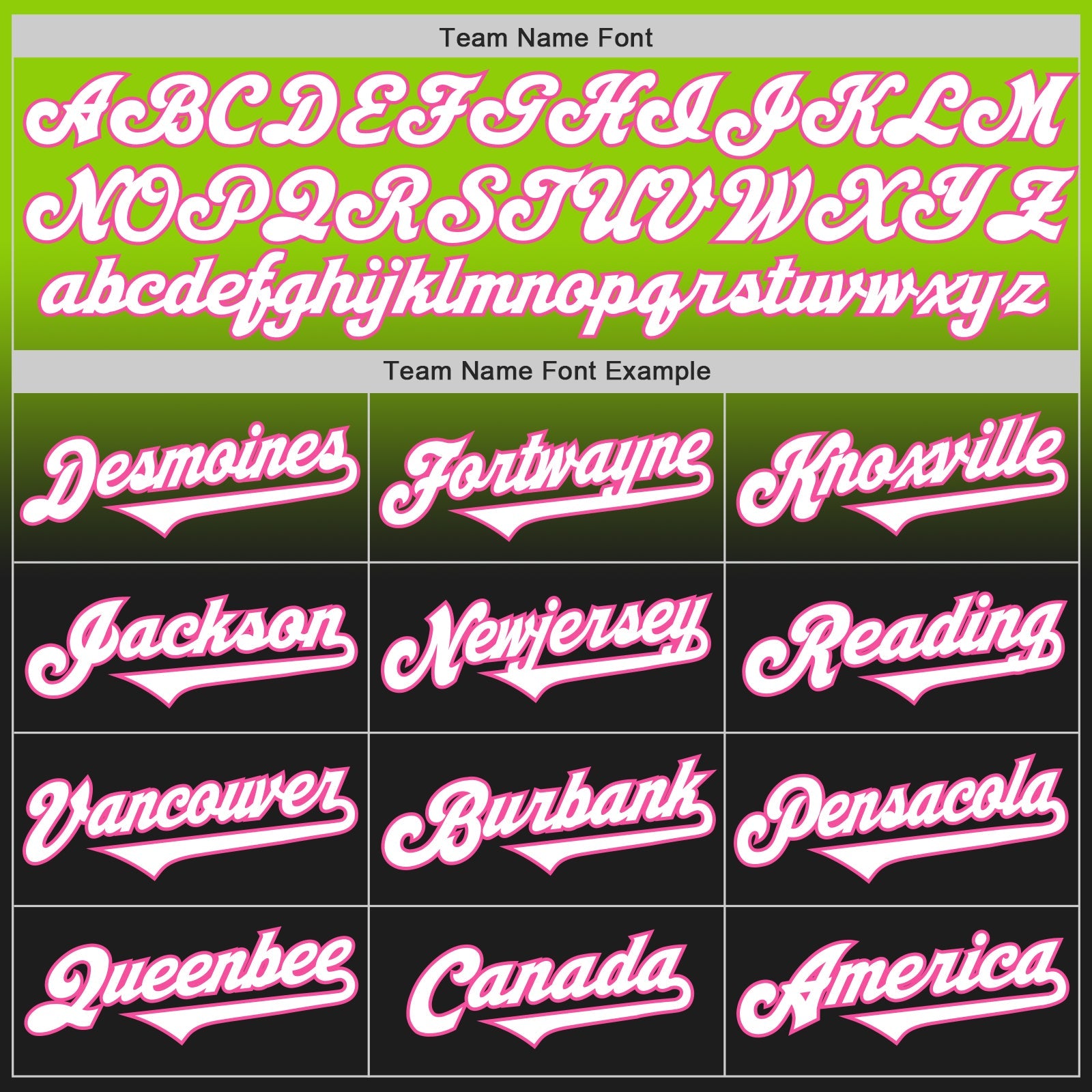 Custom Neon Green Black-Pink Authentic Fade Fashion Baseball Jersey view 4