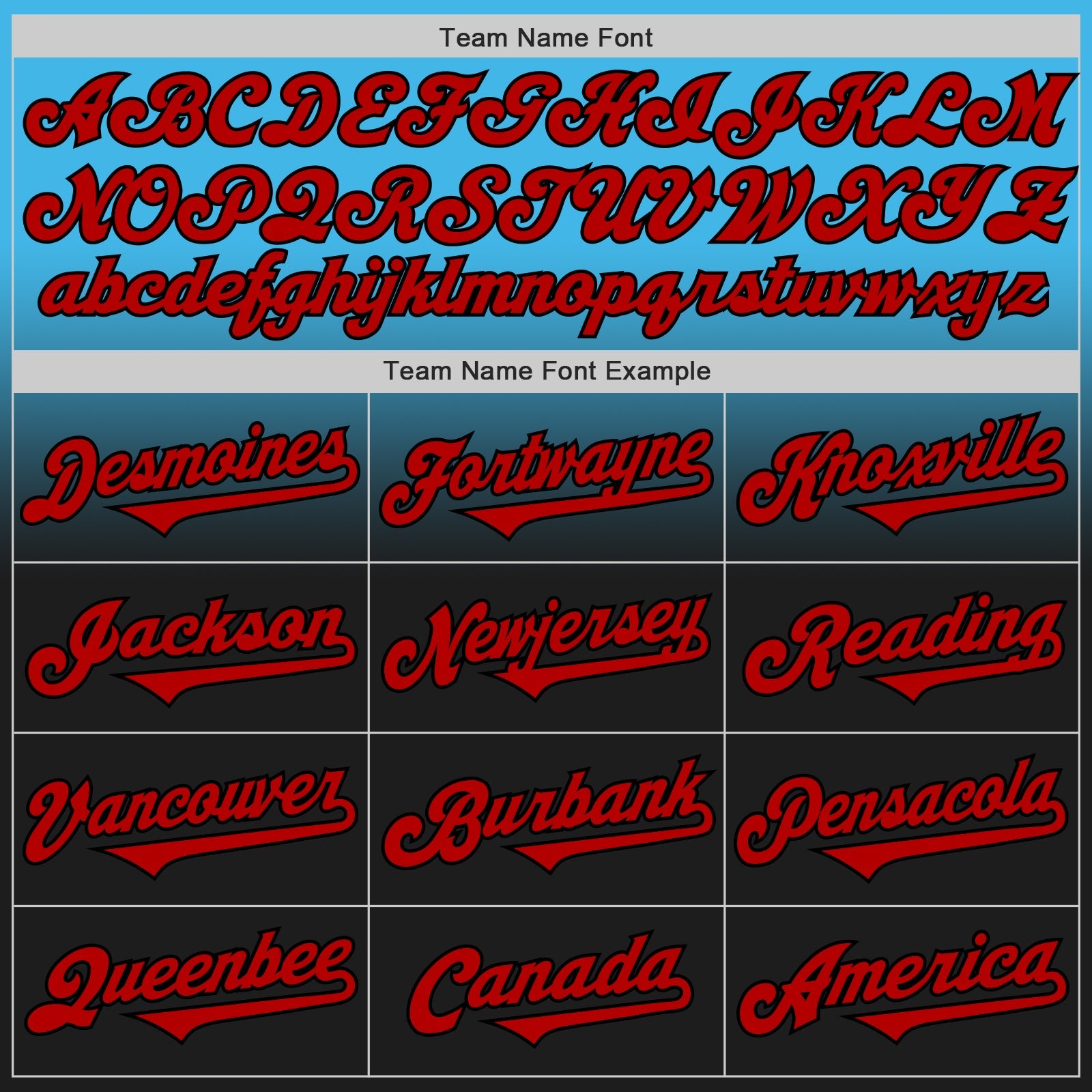Custom Sky Blue Red-Black Authentic Fade Fashion Baseball Jersey view 4