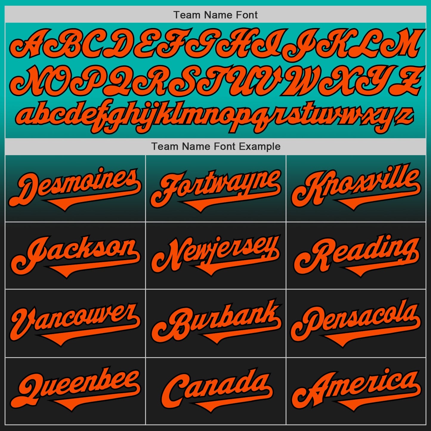 Custom Aqua Orange-Black Authentic Fade Fashion Baseball Jersey view 4