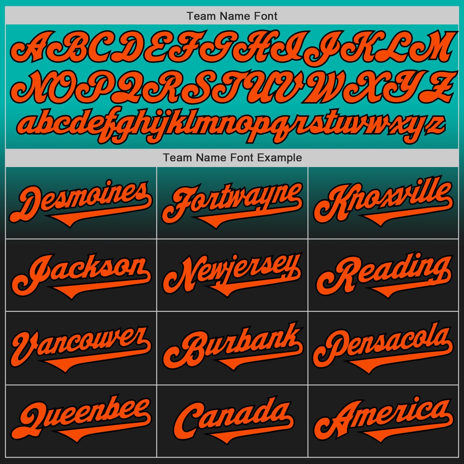 Custom Aqua Orange-Black Authentic Fade Fashion Baseball Jersey view 4