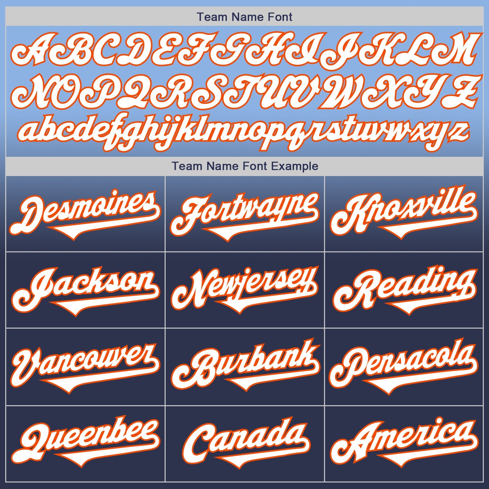 Custom Light Blue Navy-Orange Authentic Fade Fashion Baseball Jersey view 4