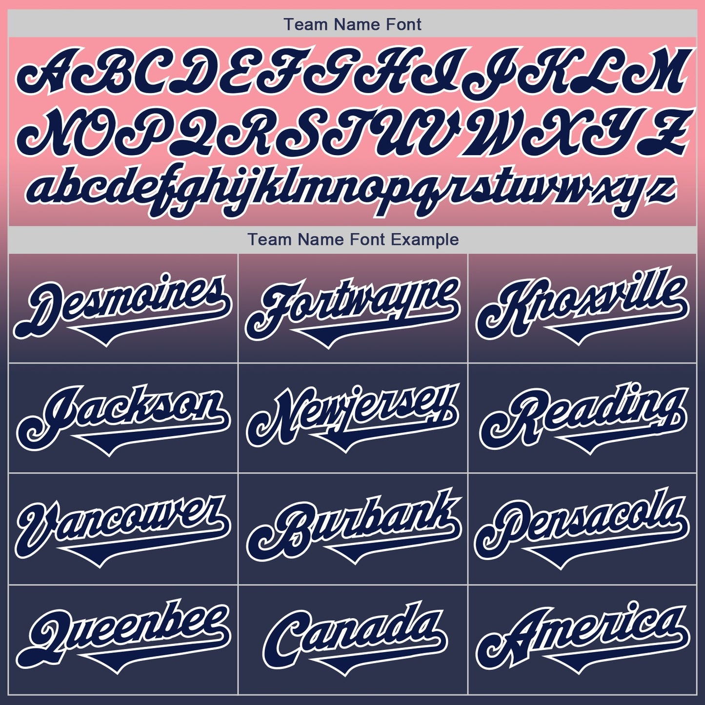 Custom Medium Pink Navy-White Authentic Fade Fashion Baseball Jersey view 4