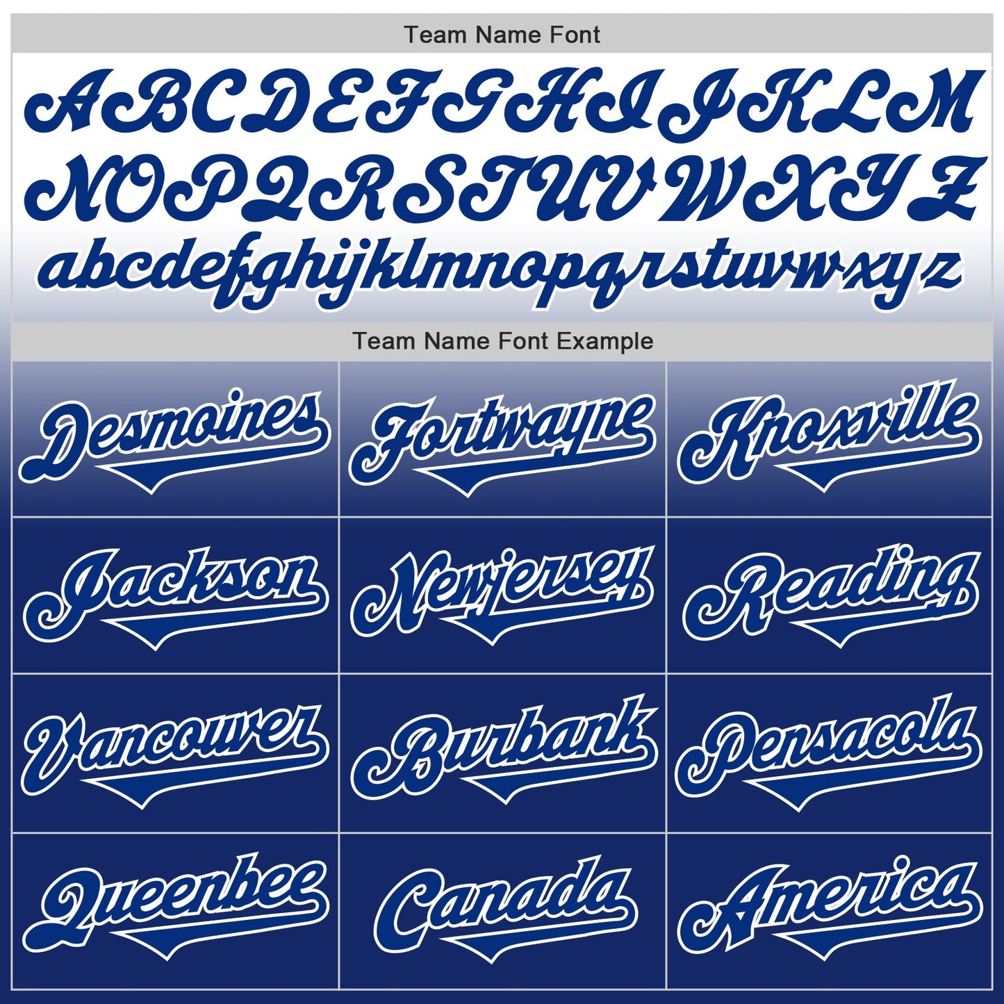 Custom White Royal Authentic Fade Fashion Baseball Jersey view 4
