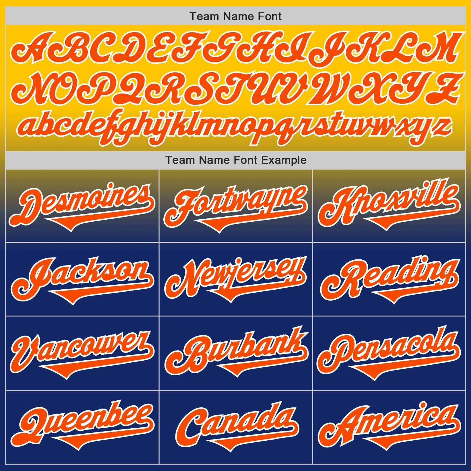 Custom Yellow Orange Royal-White Authentic Fade Fashion Baseball Jersey view 4
