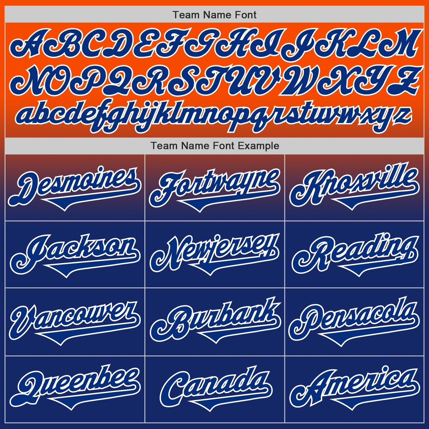 Custom Orange Royal-White Authentic Fade Fashion Baseball Jersey view 4
