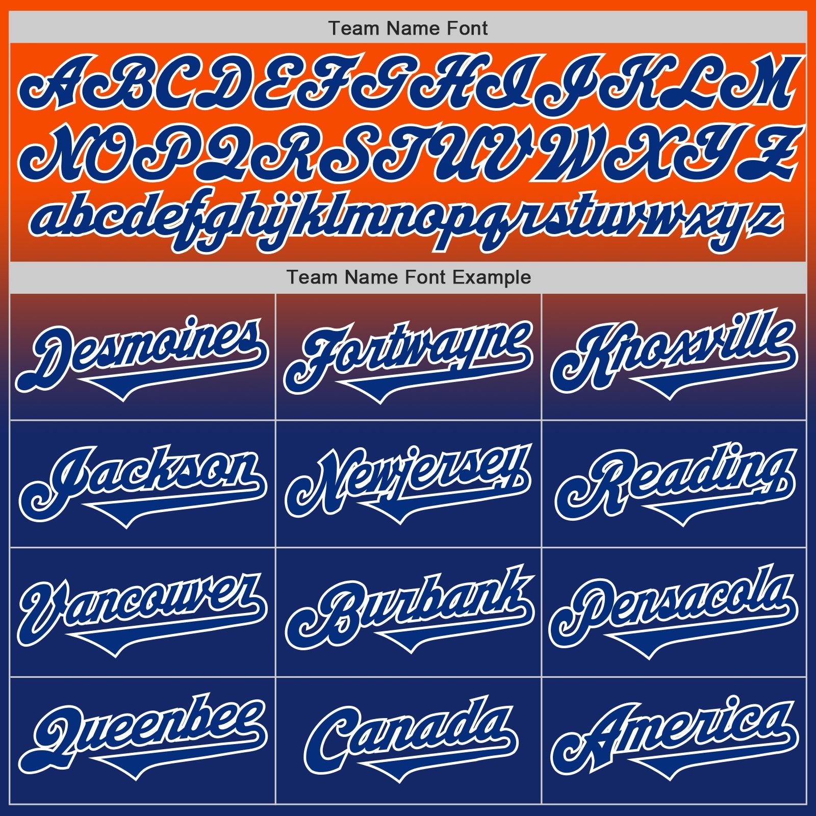 Custom Orange Royal-White Authentic Fade Fashion Baseball Jersey view 4