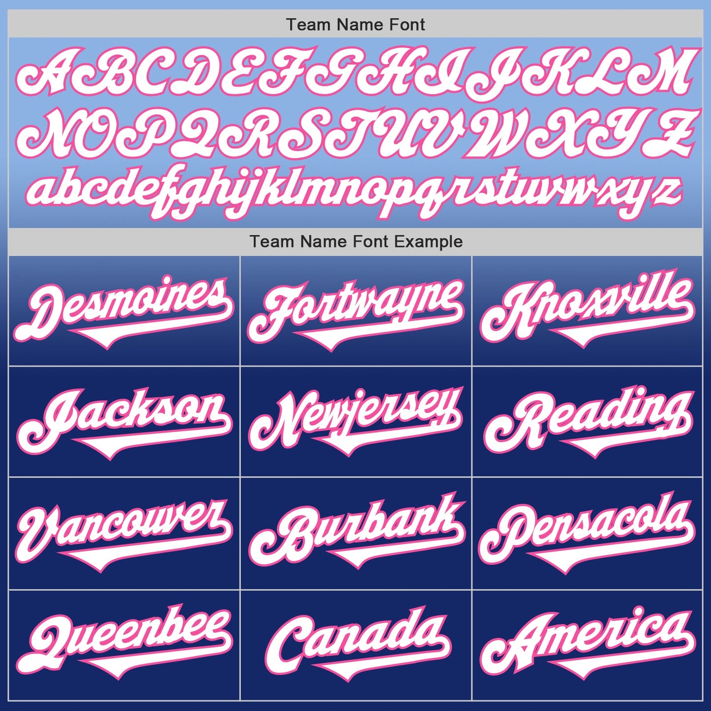Custom Light Blue White Royal-Pink Authentic Fade Fashion Baseball Jersey view 4