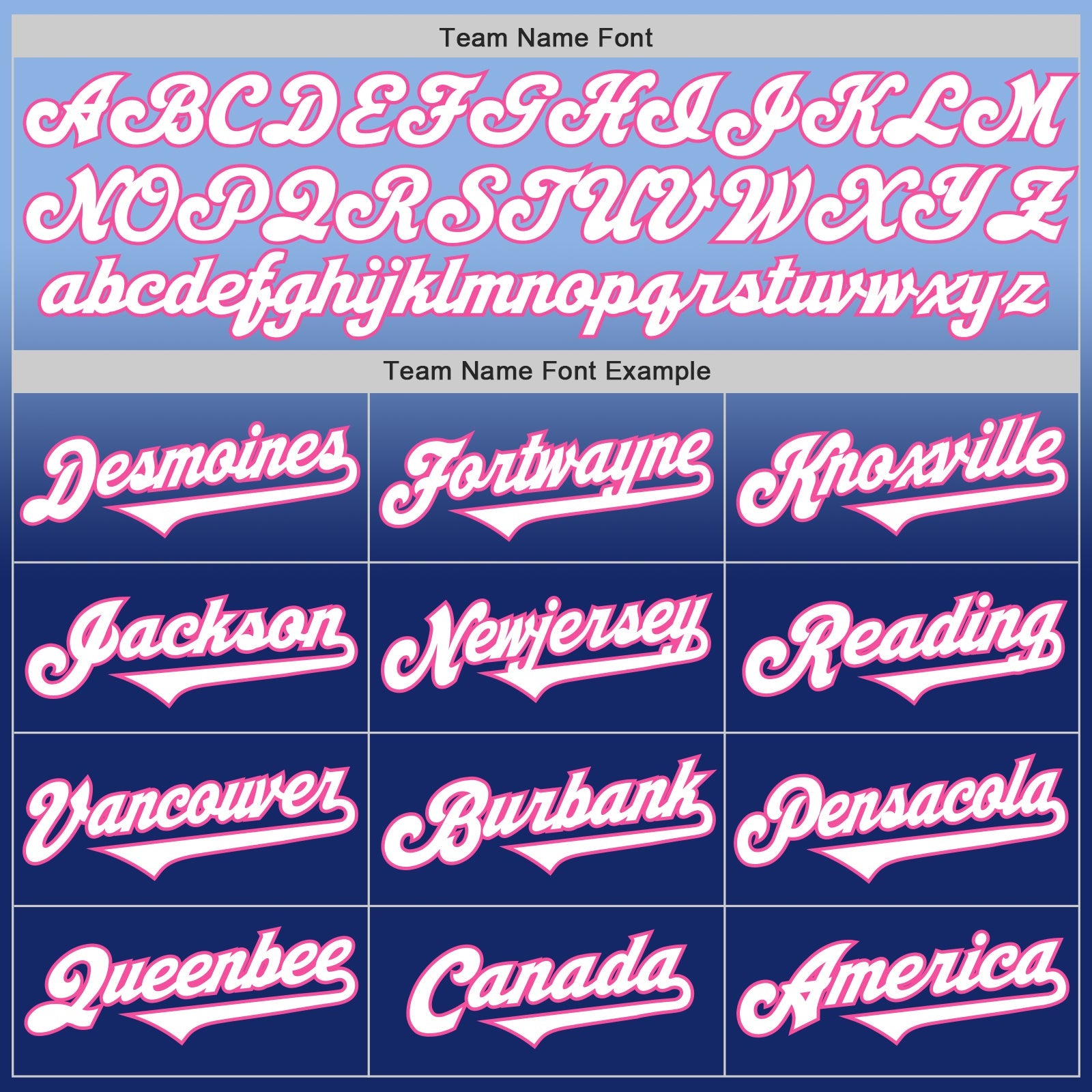 Custom Light Blue White Royal-Pink Authentic Fade Fashion Baseball Jersey view 4